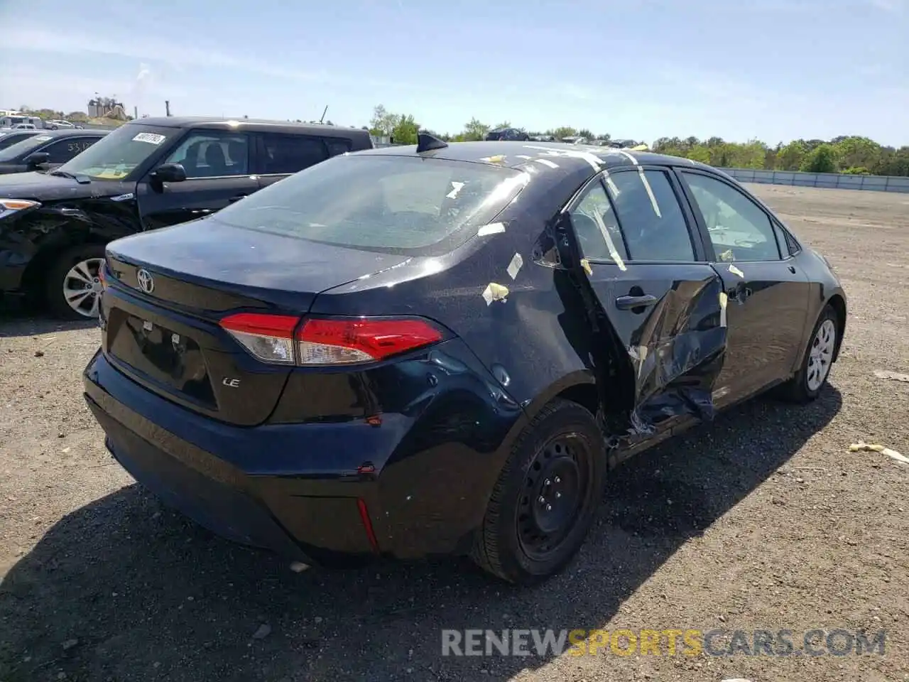 4 Photograph of a damaged car 5YFEPMAE8MP159685 TOYOTA COROLLA 2021