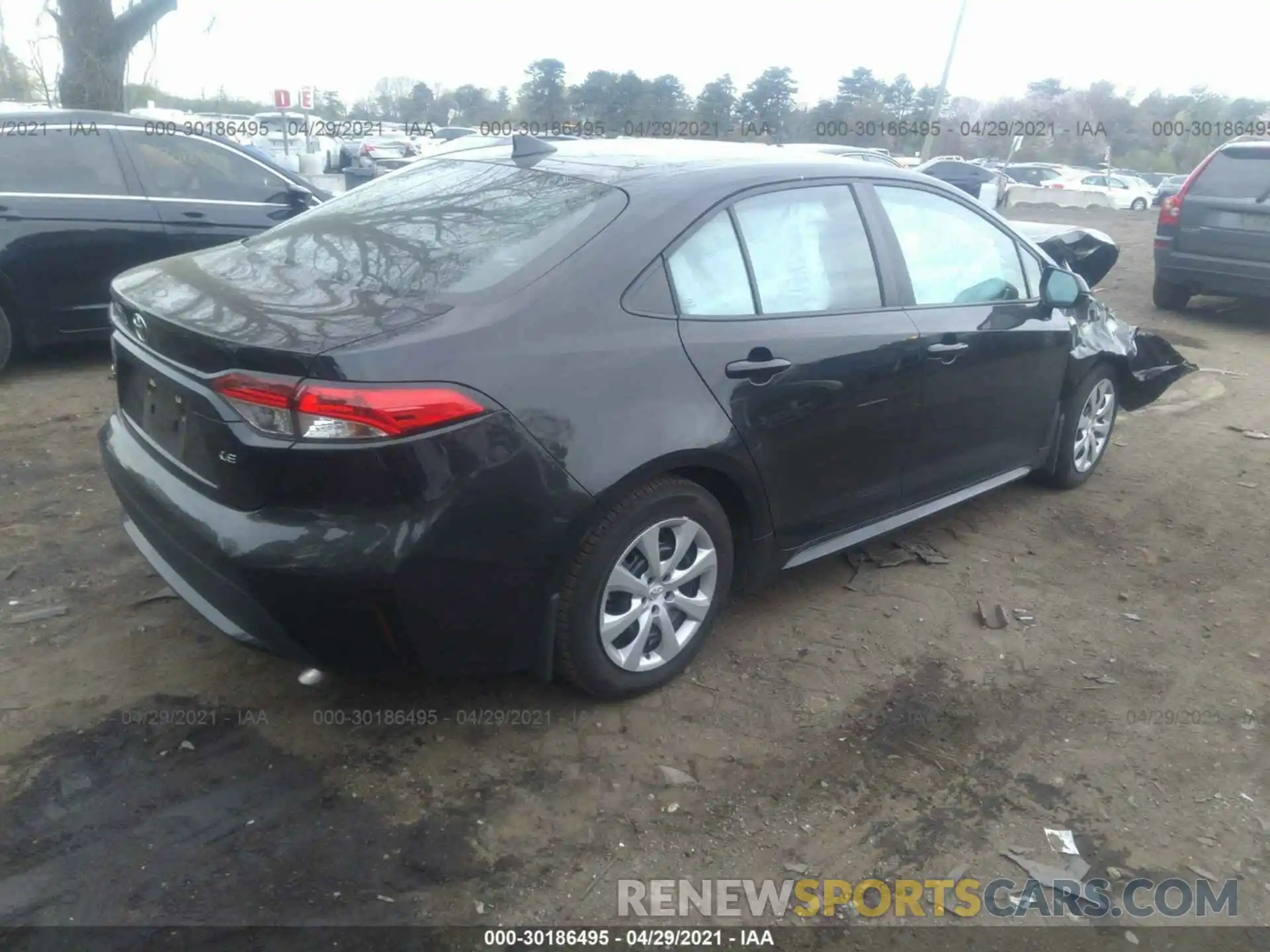 4 Photograph of a damaged car 5YFEPMAE8MP159847 TOYOTA COROLLA 2021