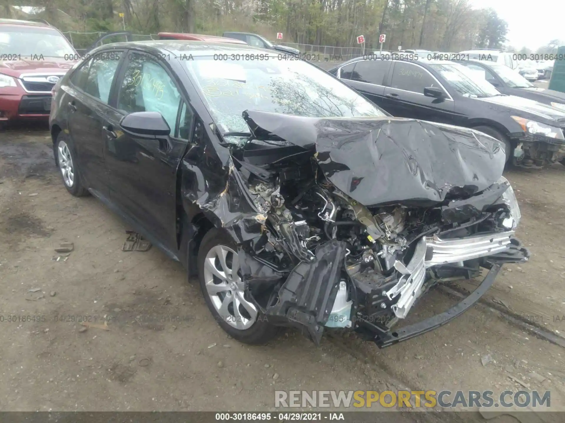 6 Photograph of a damaged car 5YFEPMAE8MP159847 TOYOTA COROLLA 2021