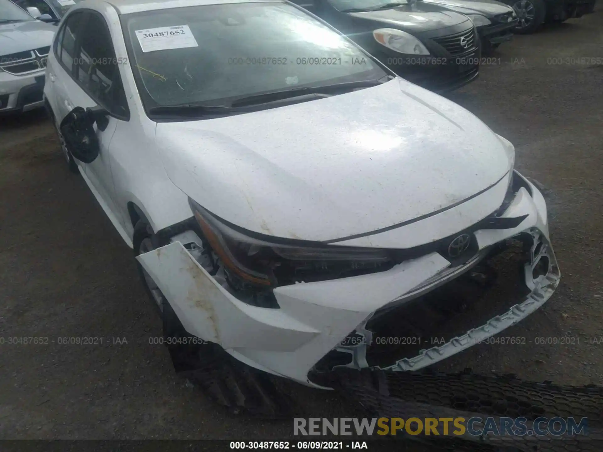 6 Photograph of a damaged car 5YFEPMAE8MP160500 TOYOTA COROLLA 2021