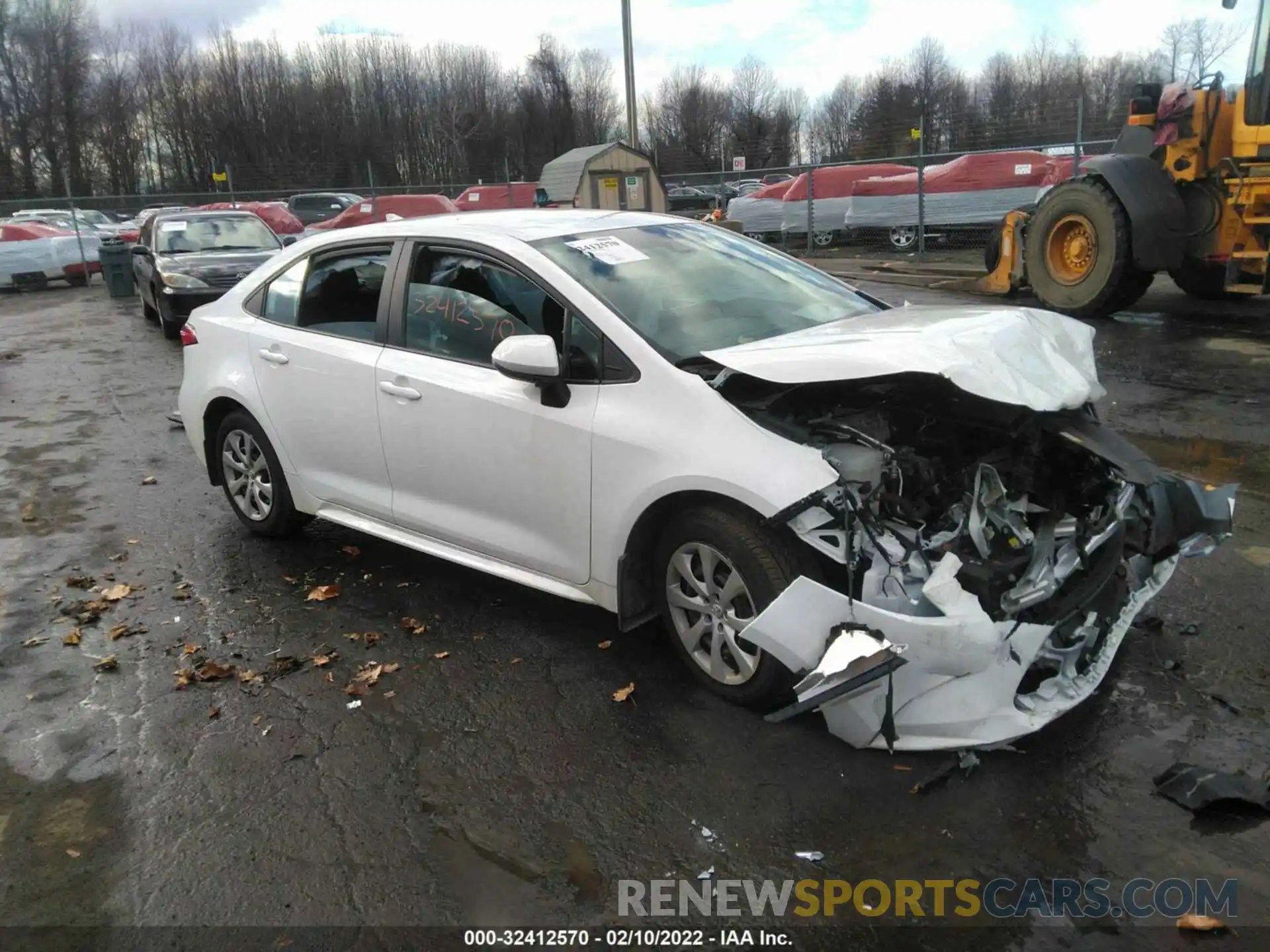 1 Photograph of a damaged car 5YFEPMAE8MP163414 TOYOTA COROLLA 2021