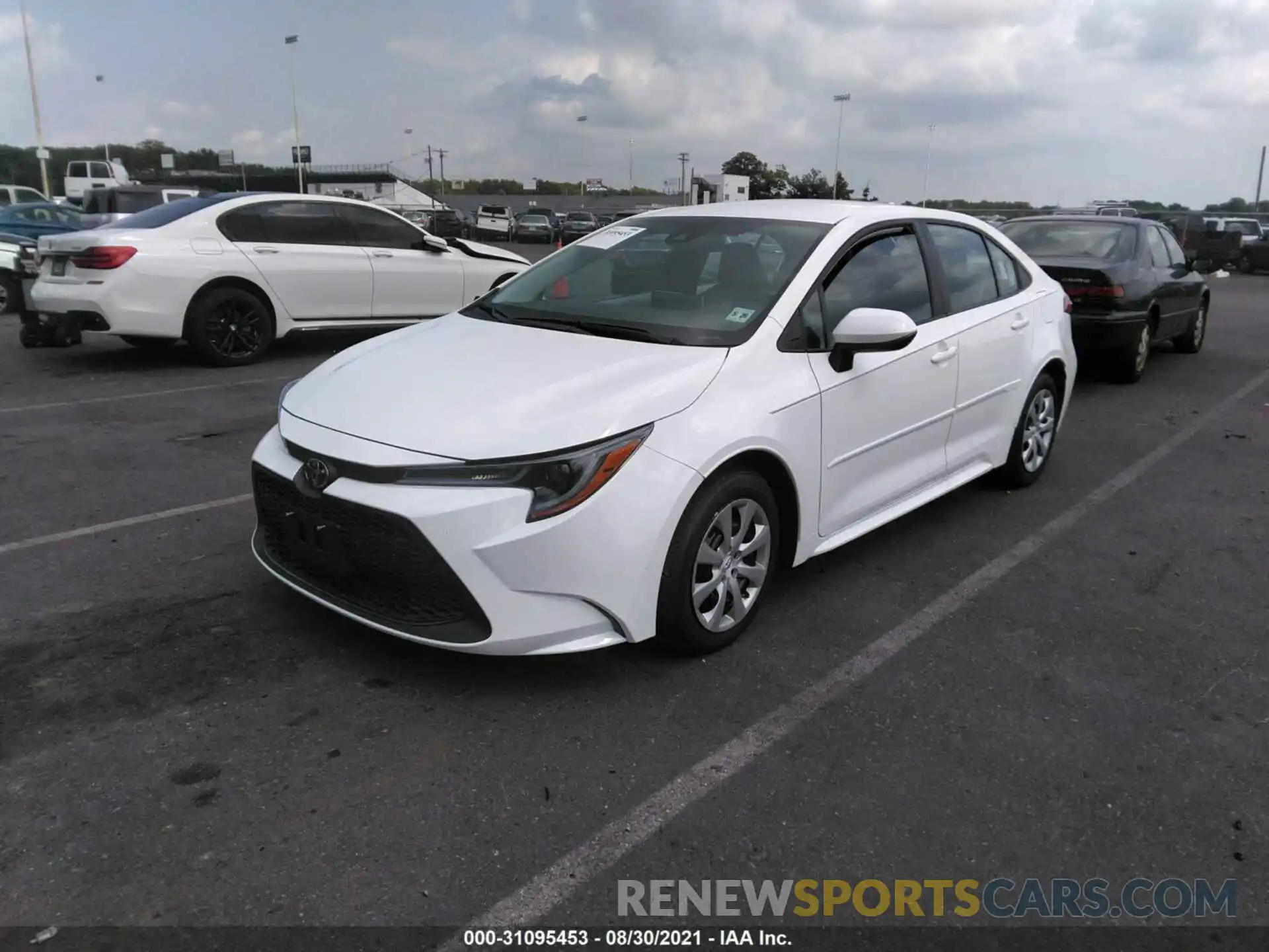 2 Photograph of a damaged car 5YFEPMAE8MP164854 TOYOTA COROLLA 2021