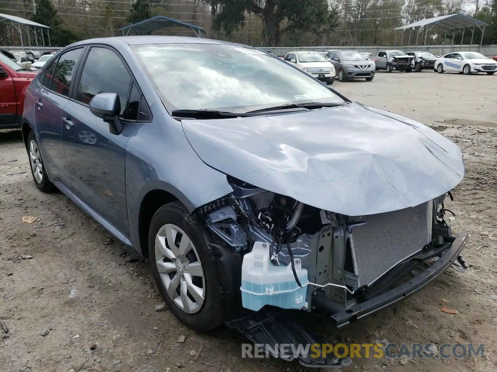 1 Photograph of a damaged car 5YFEPMAE8MP165017 TOYOTA COROLLA 2021