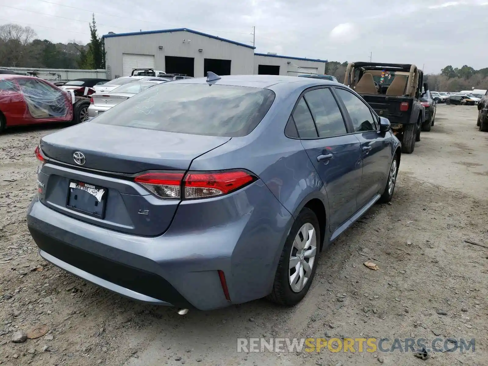 4 Photograph of a damaged car 5YFEPMAE8MP165017 TOYOTA COROLLA 2021