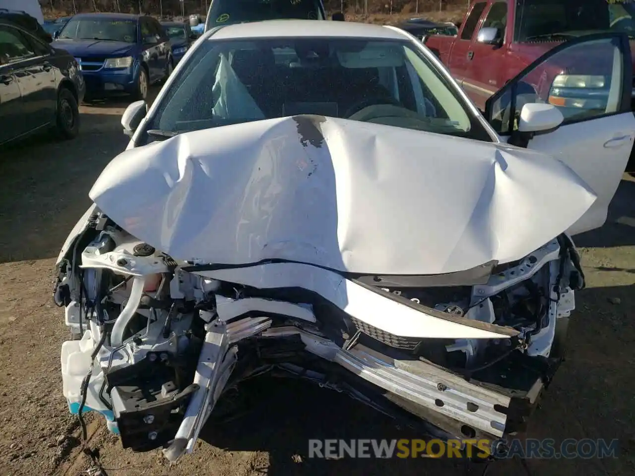 7 Photograph of a damaged car 5YFEPMAE8MP165566 TOYOTA COROLLA 2021