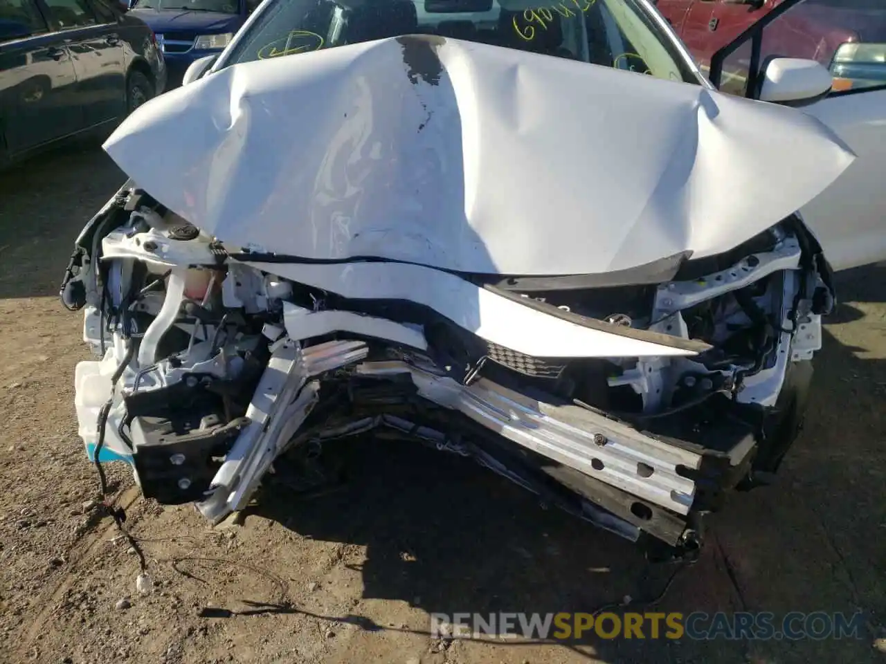 9 Photograph of a damaged car 5YFEPMAE8MP165566 TOYOTA COROLLA 2021