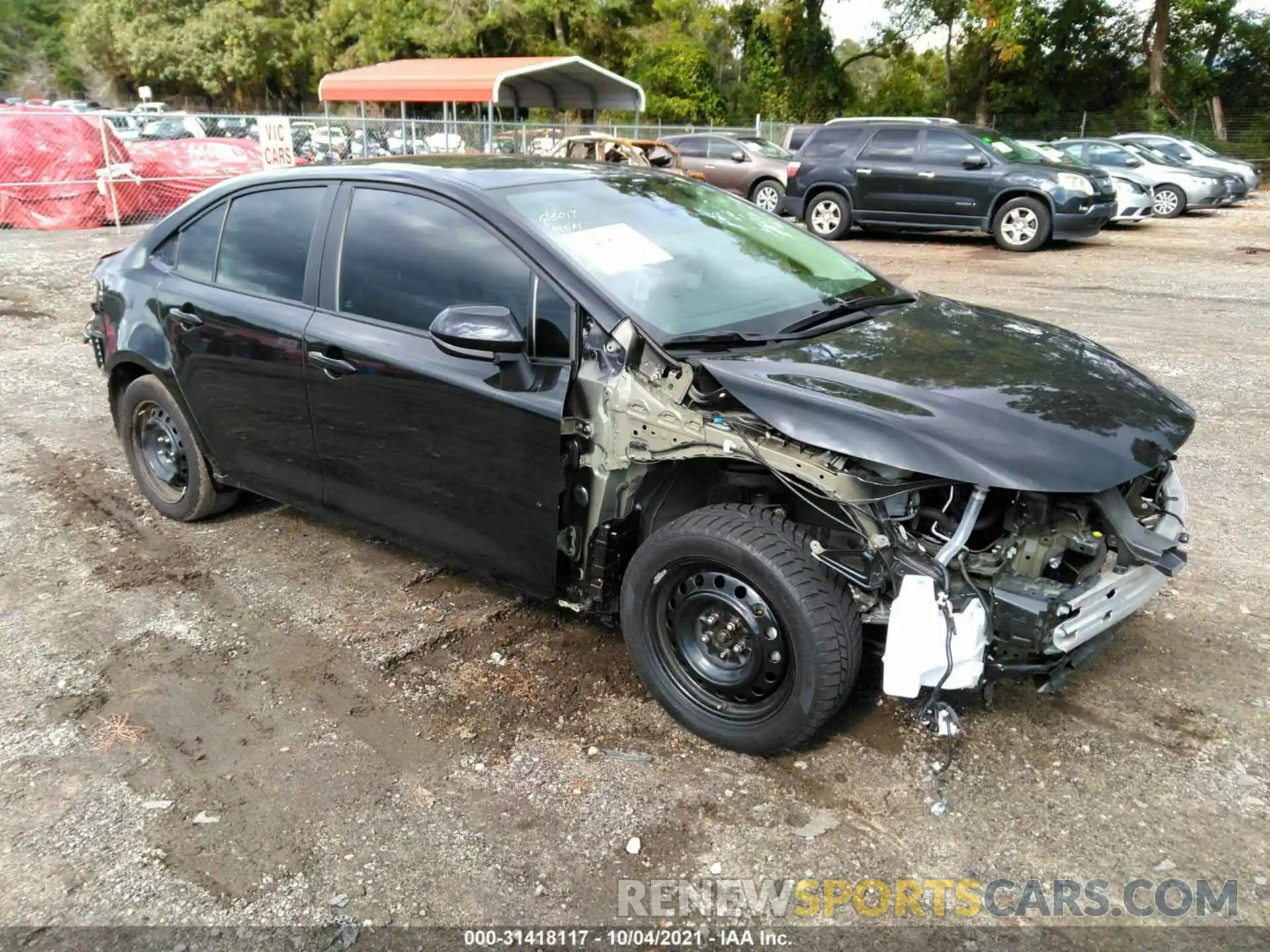 1 Photograph of a damaged car 5YFEPMAE8MP165597 TOYOTA COROLLA 2021