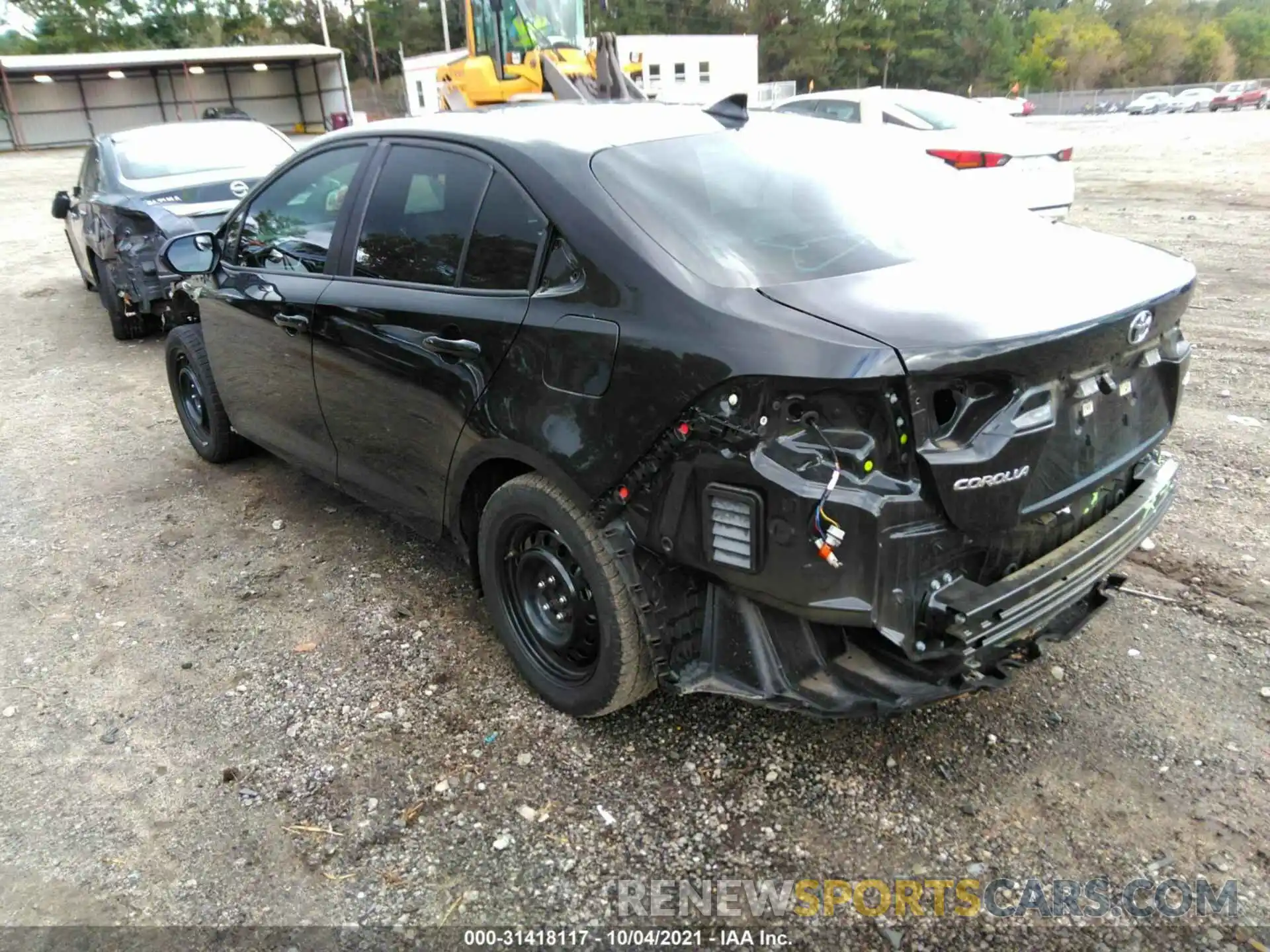 3 Photograph of a damaged car 5YFEPMAE8MP165597 TOYOTA COROLLA 2021