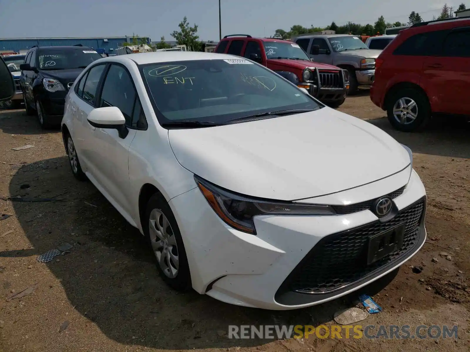 1 Photograph of a damaged car 5YFEPMAE8MP165633 TOYOTA COROLLA 2021