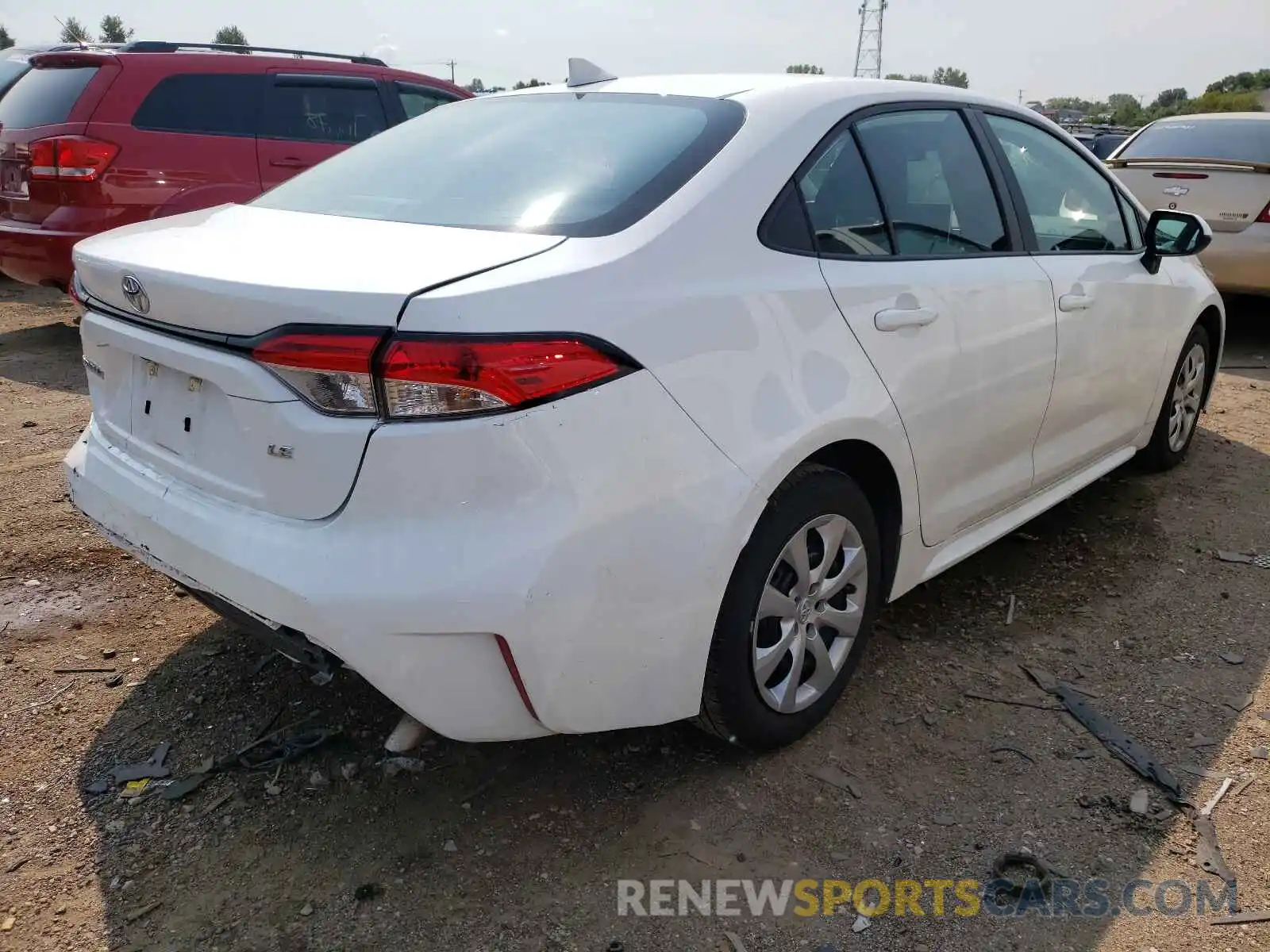 4 Photograph of a damaged car 5YFEPMAE8MP165633 TOYOTA COROLLA 2021