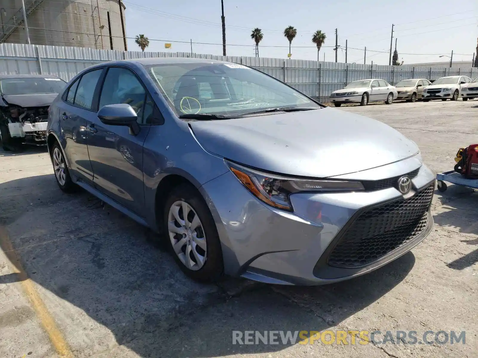 1 Photograph of a damaged car 5YFEPMAE8MP165678 TOYOTA COROLLA 2021