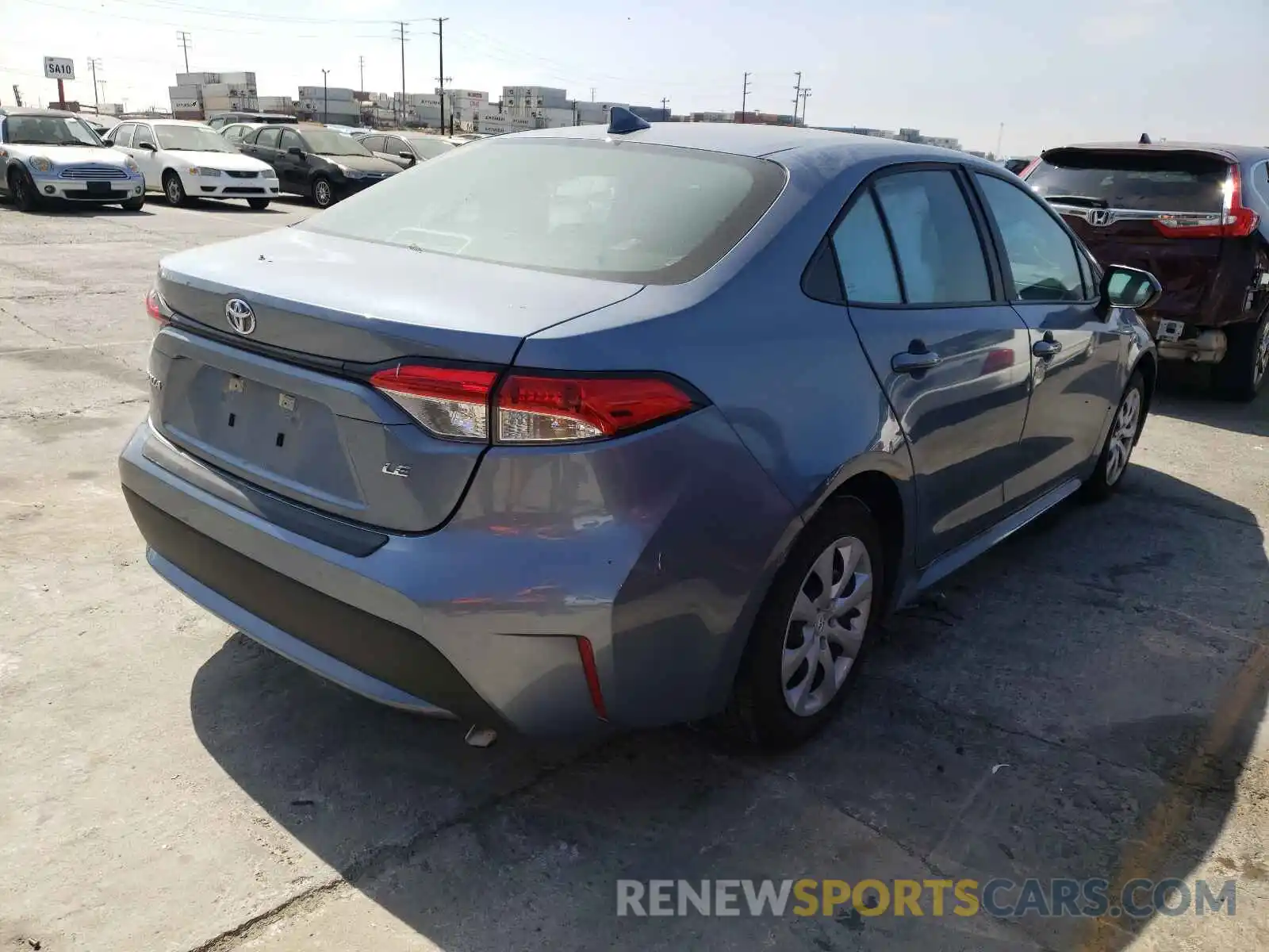 4 Photograph of a damaged car 5YFEPMAE8MP165678 TOYOTA COROLLA 2021