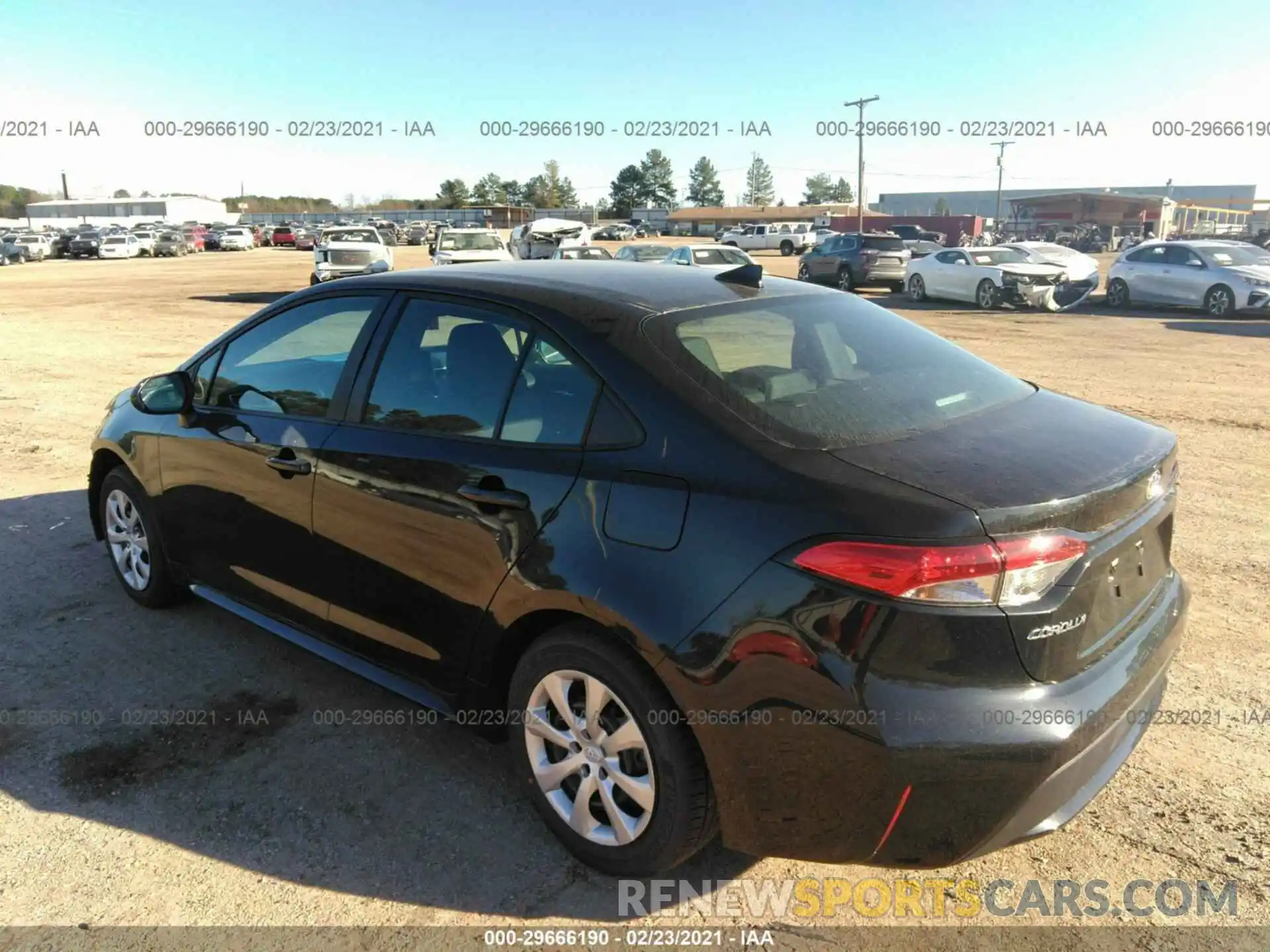 3 Photograph of a damaged car 5YFEPMAE8MP165888 TOYOTA COROLLA 2021