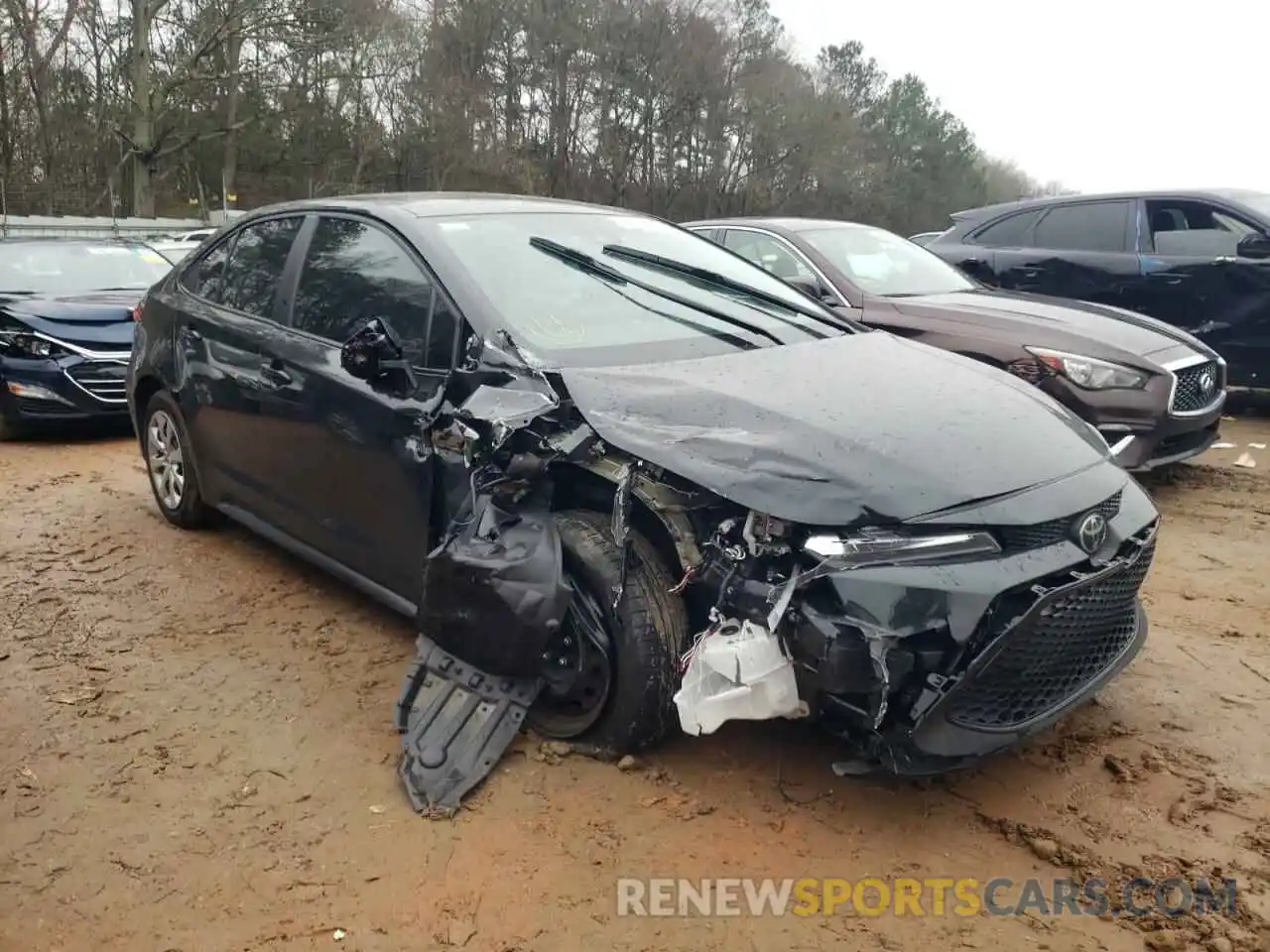 1 Photograph of a damaged car 5YFEPMAE8MP166006 TOYOTA COROLLA 2021