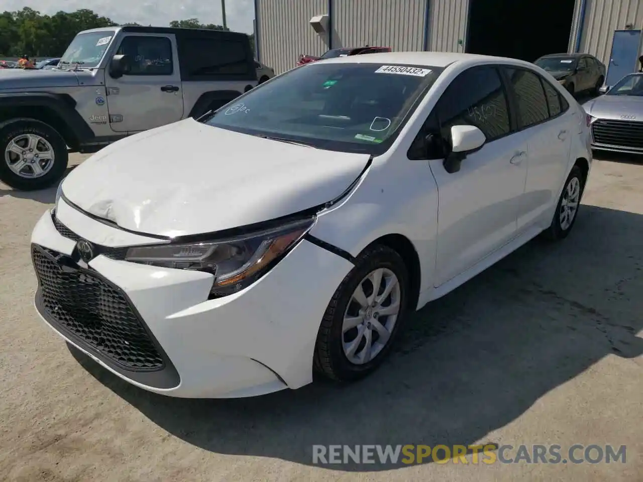 2 Photograph of a damaged car 5YFEPMAE8MP166510 TOYOTA COROLLA 2021