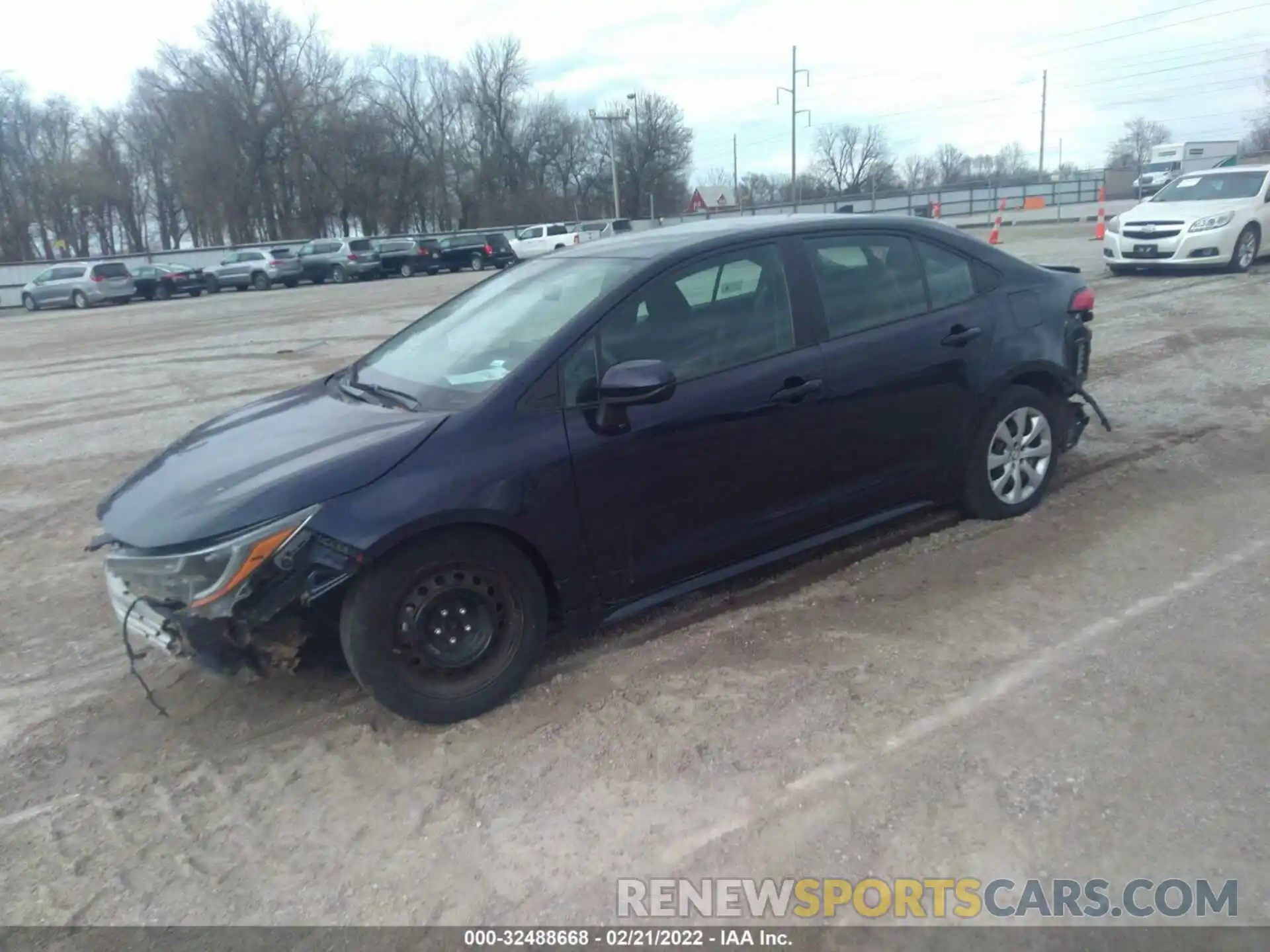 2 Photograph of a damaged car 5YFEPMAE8MP166572 TOYOTA COROLLA 2021