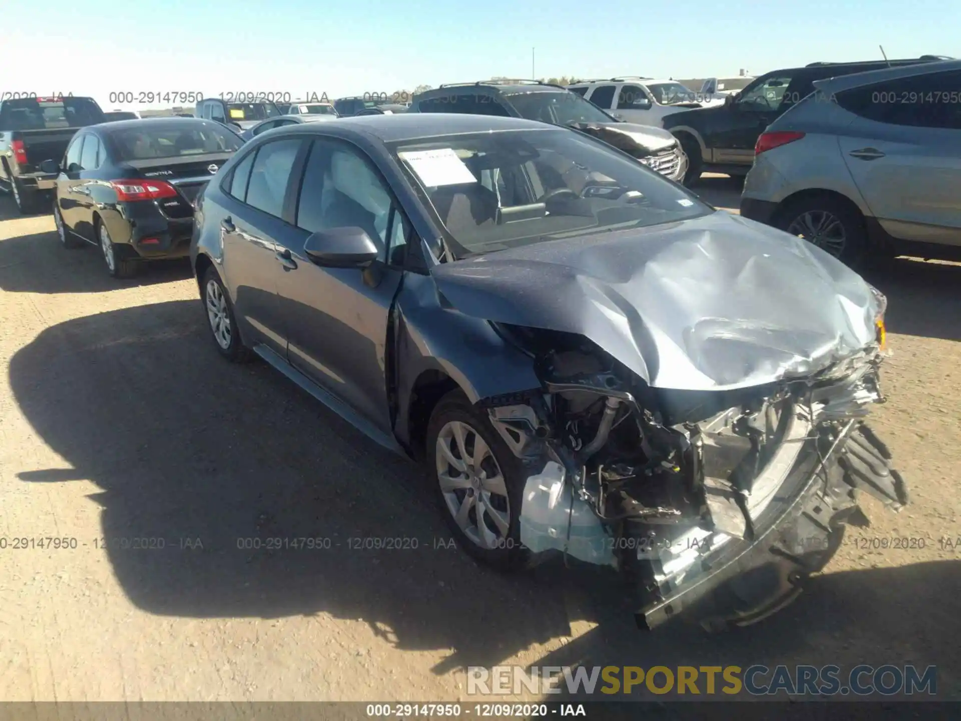 1 Photograph of a damaged car 5YFEPMAE8MP166801 TOYOTA COROLLA 2021