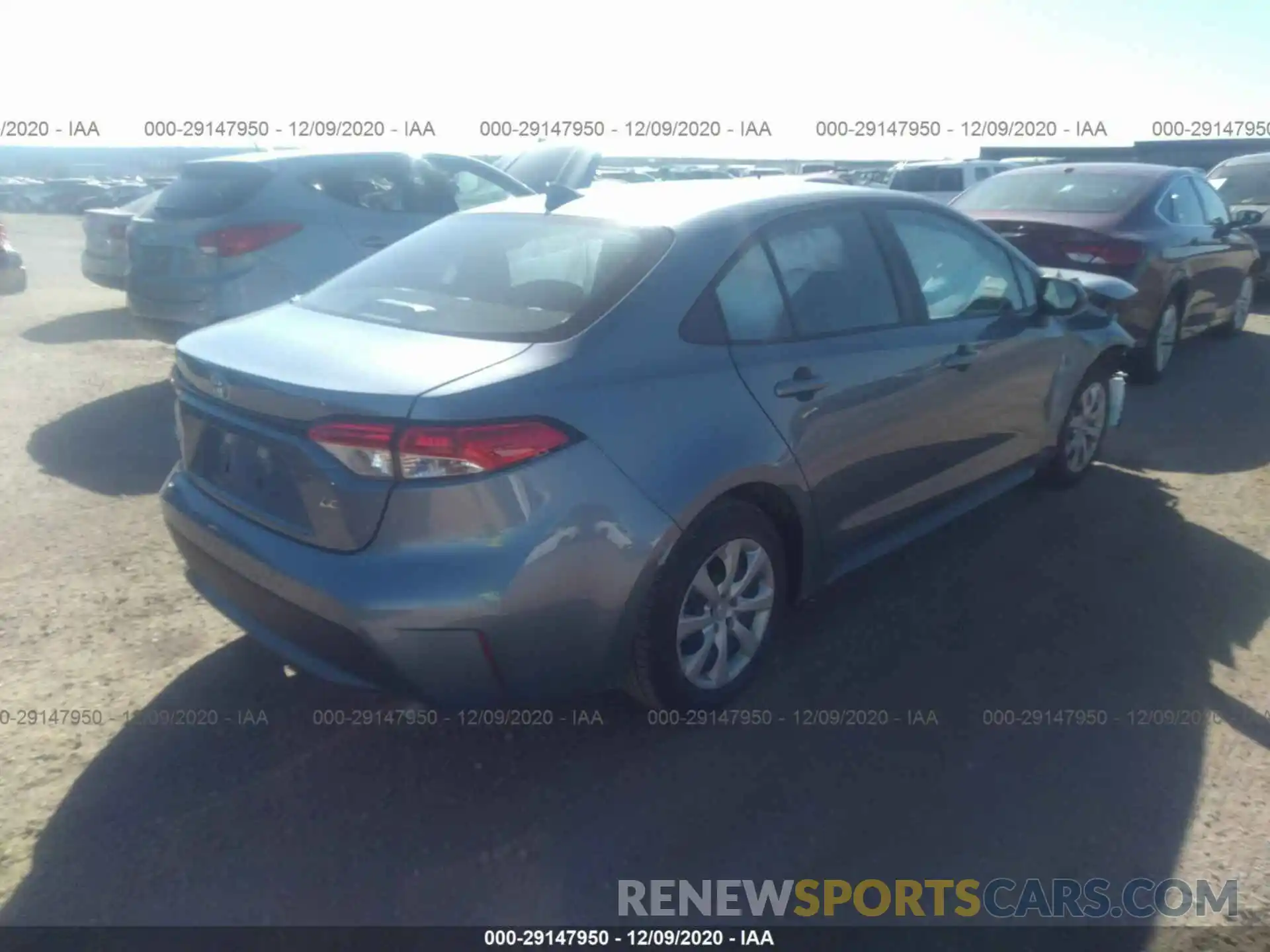 4 Photograph of a damaged car 5YFEPMAE8MP166801 TOYOTA COROLLA 2021