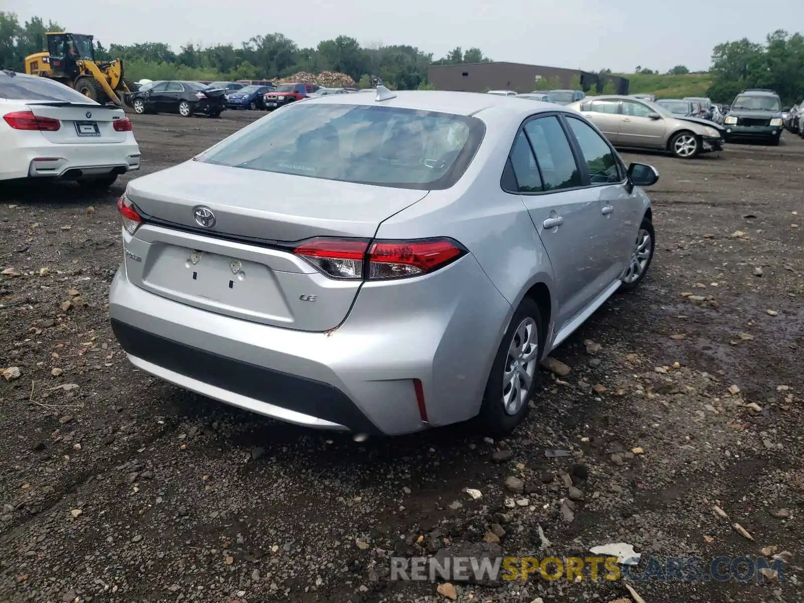 4 Photograph of a damaged car 5YFEPMAE8MP167415 TOYOTA COROLLA 2021