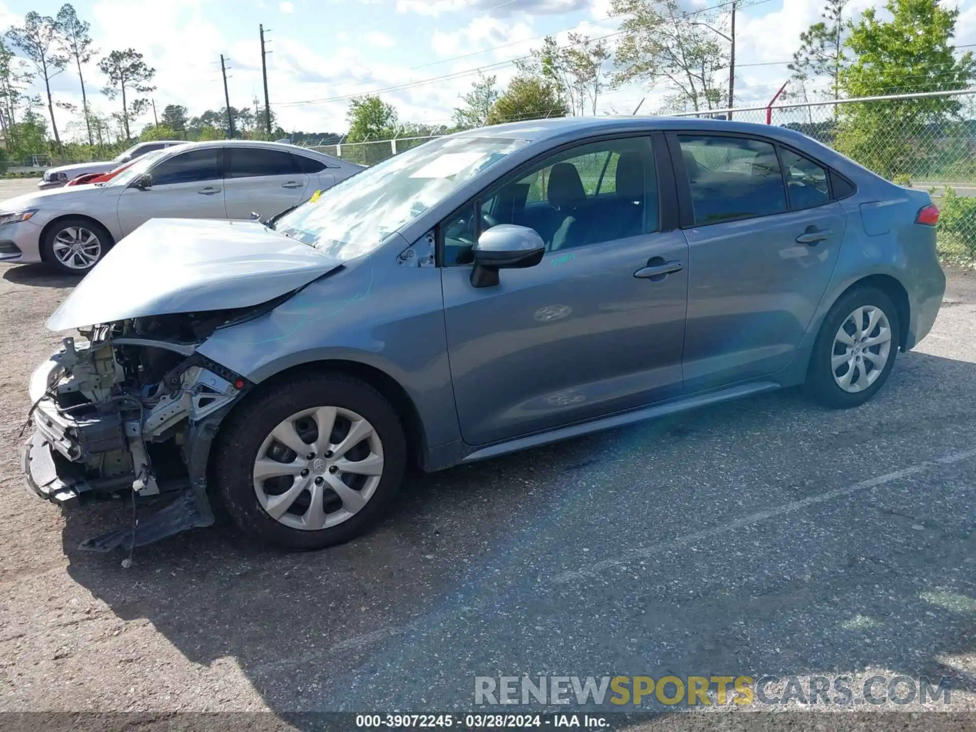 14 Photograph of a damaged car 5YFEPMAE8MP167429 TOYOTA COROLLA 2021