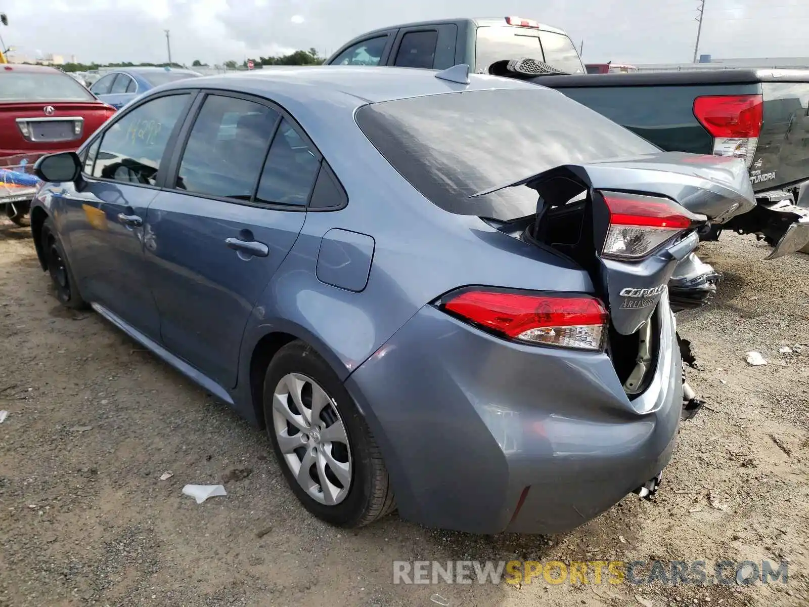 3 Photograph of a damaged car 5YFEPMAE8MP167768 TOYOTA COROLLA 2021