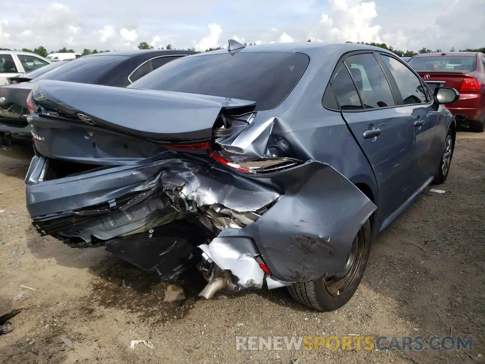 4 Photograph of a damaged car 5YFEPMAE8MP167768 TOYOTA COROLLA 2021