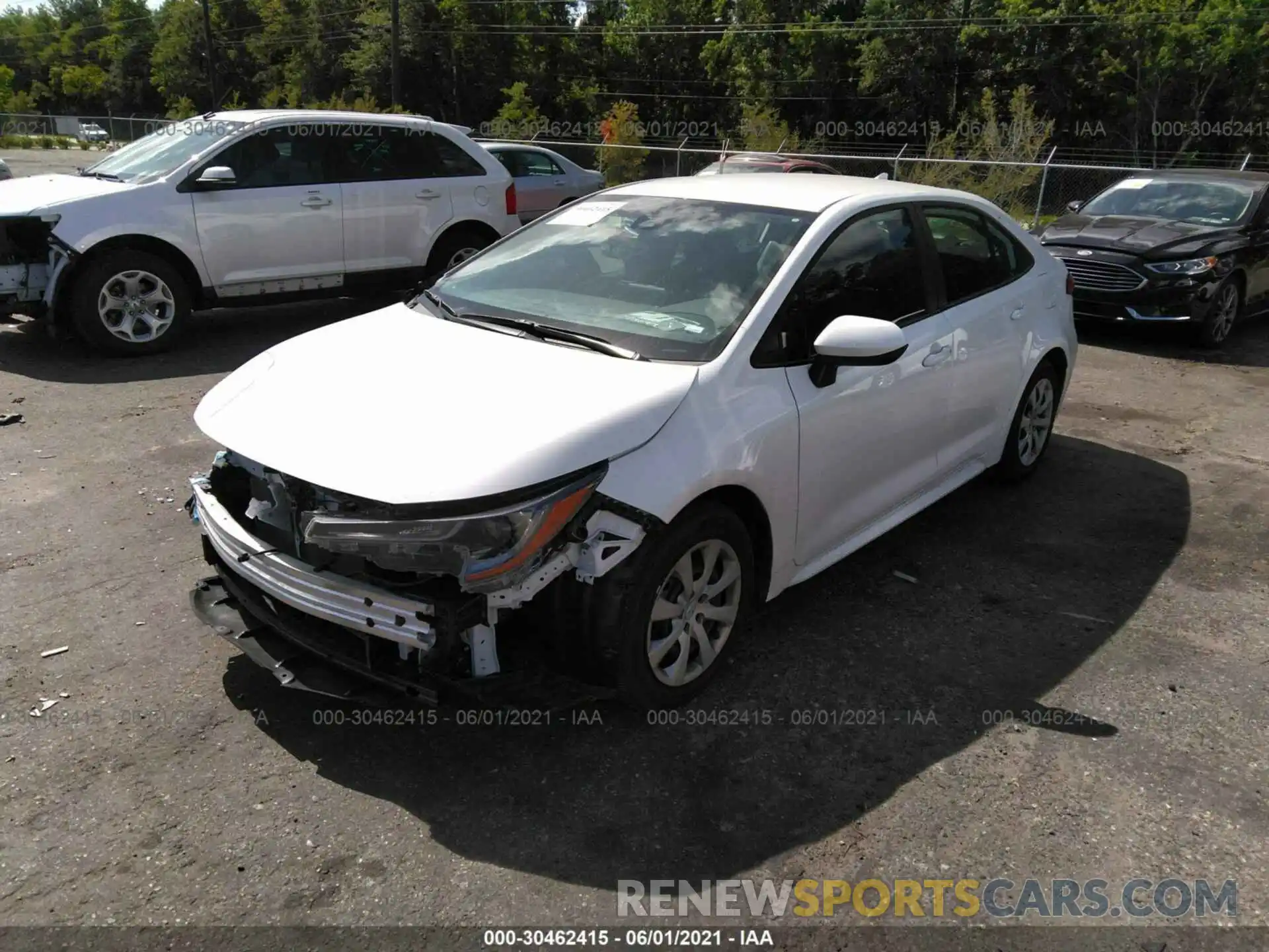 2 Photograph of a damaged car 5YFEPMAE8MP168922 TOYOTA COROLLA 2021