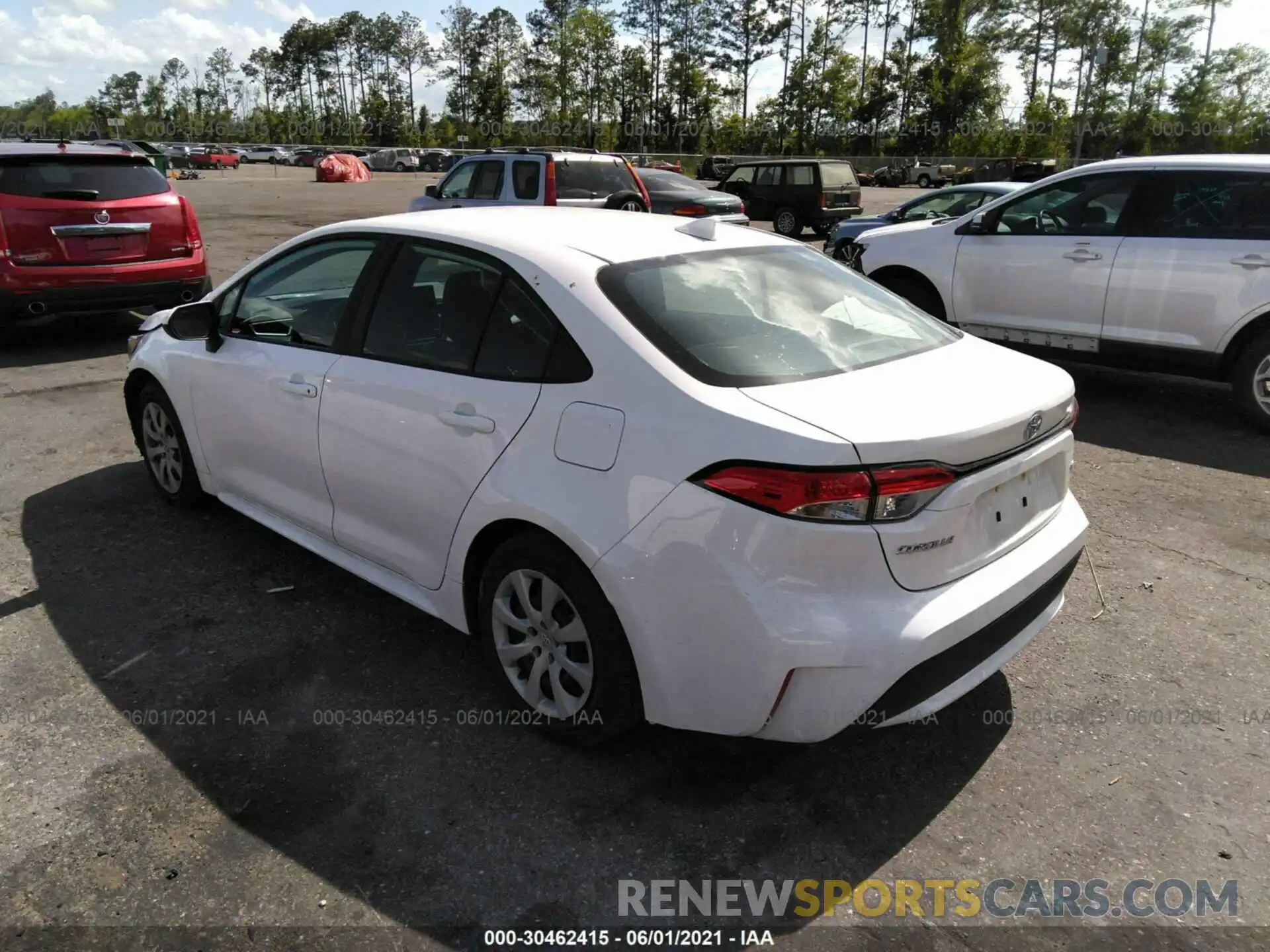 3 Photograph of a damaged car 5YFEPMAE8MP168922 TOYOTA COROLLA 2021