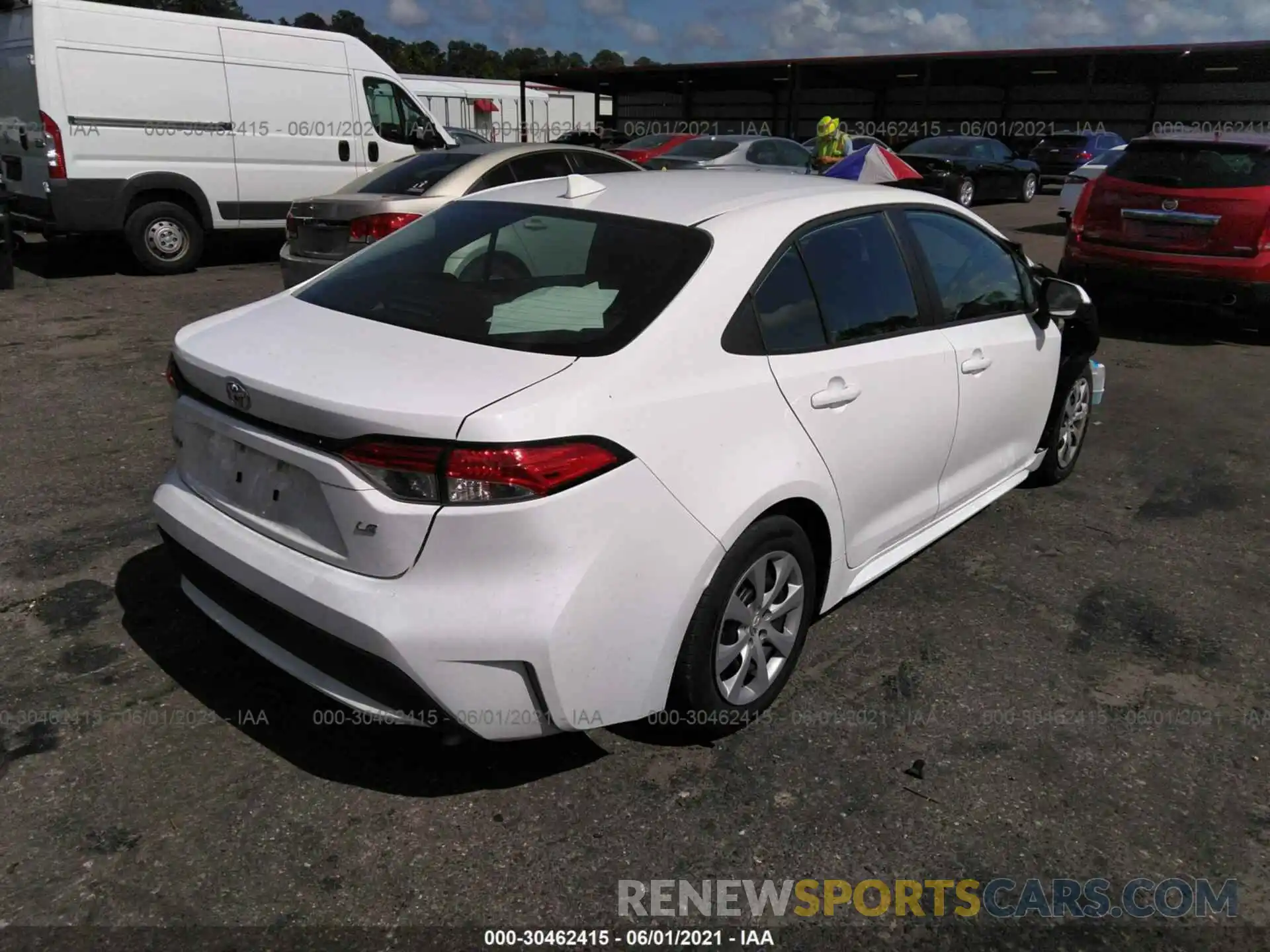 4 Photograph of a damaged car 5YFEPMAE8MP168922 TOYOTA COROLLA 2021