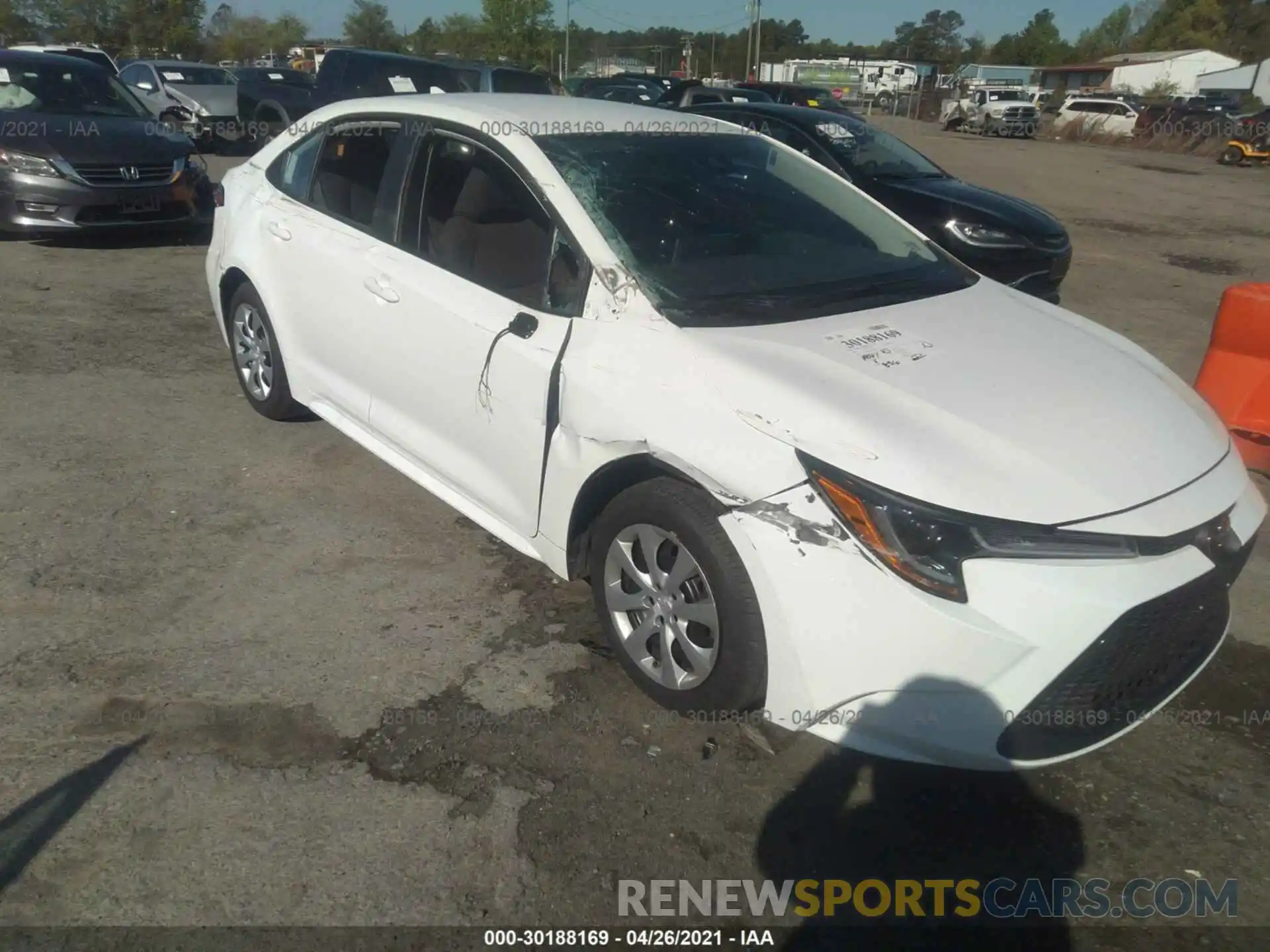 6 Photograph of a damaged car 5YFEPMAE8MP169102 TOYOTA COROLLA 2021