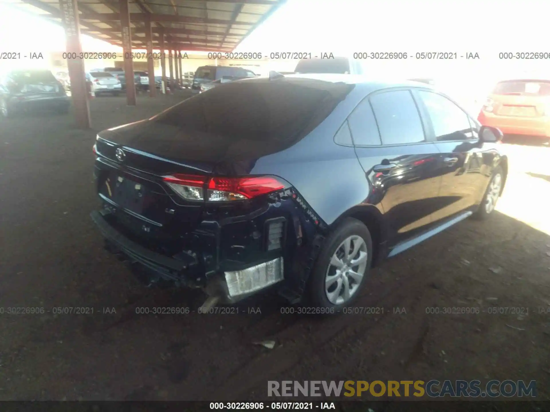 4 Photograph of a damaged car 5YFEPMAE8MP169116 TOYOTA COROLLA 2021