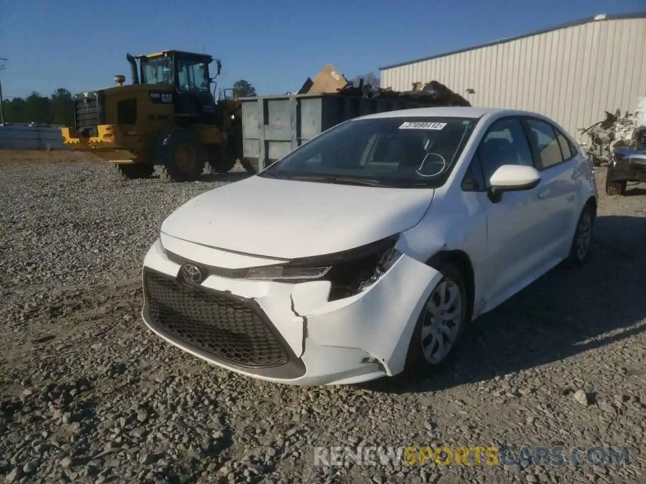 2 Photograph of a damaged car 5YFEPMAE8MP169844 TOYOTA COROLLA 2021