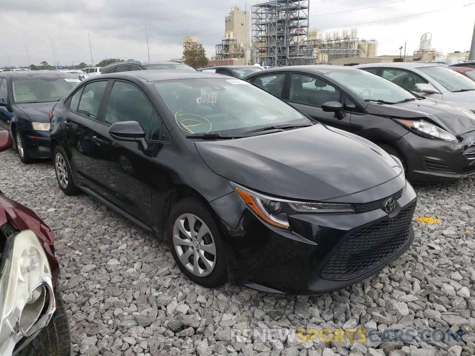 1 Photograph of a damaged car 5YFEPMAE8MP170234 TOYOTA COROLLA 2021