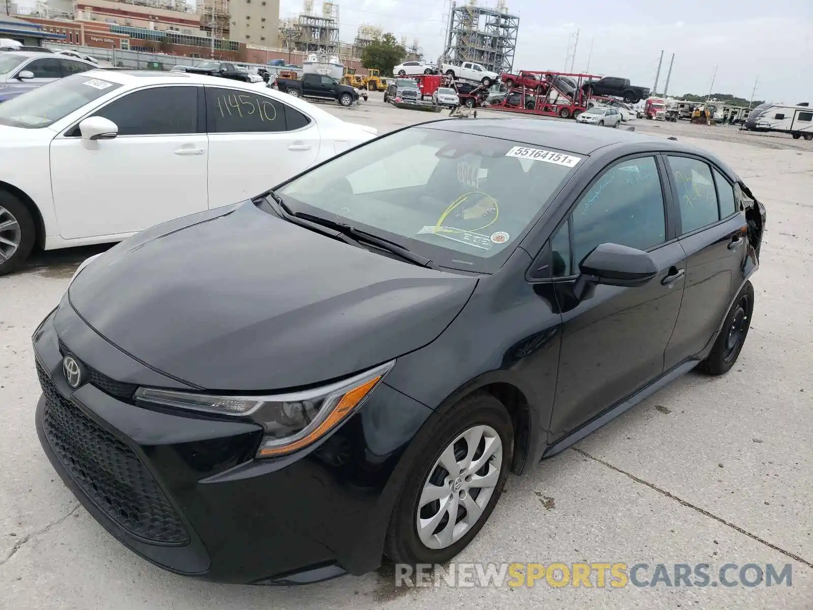 2 Photograph of a damaged car 5YFEPMAE8MP170234 TOYOTA COROLLA 2021