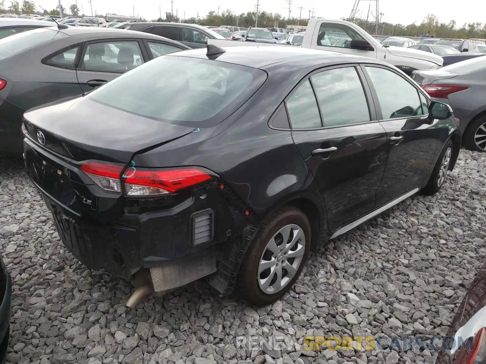 4 Photograph of a damaged car 5YFEPMAE8MP170234 TOYOTA COROLLA 2021