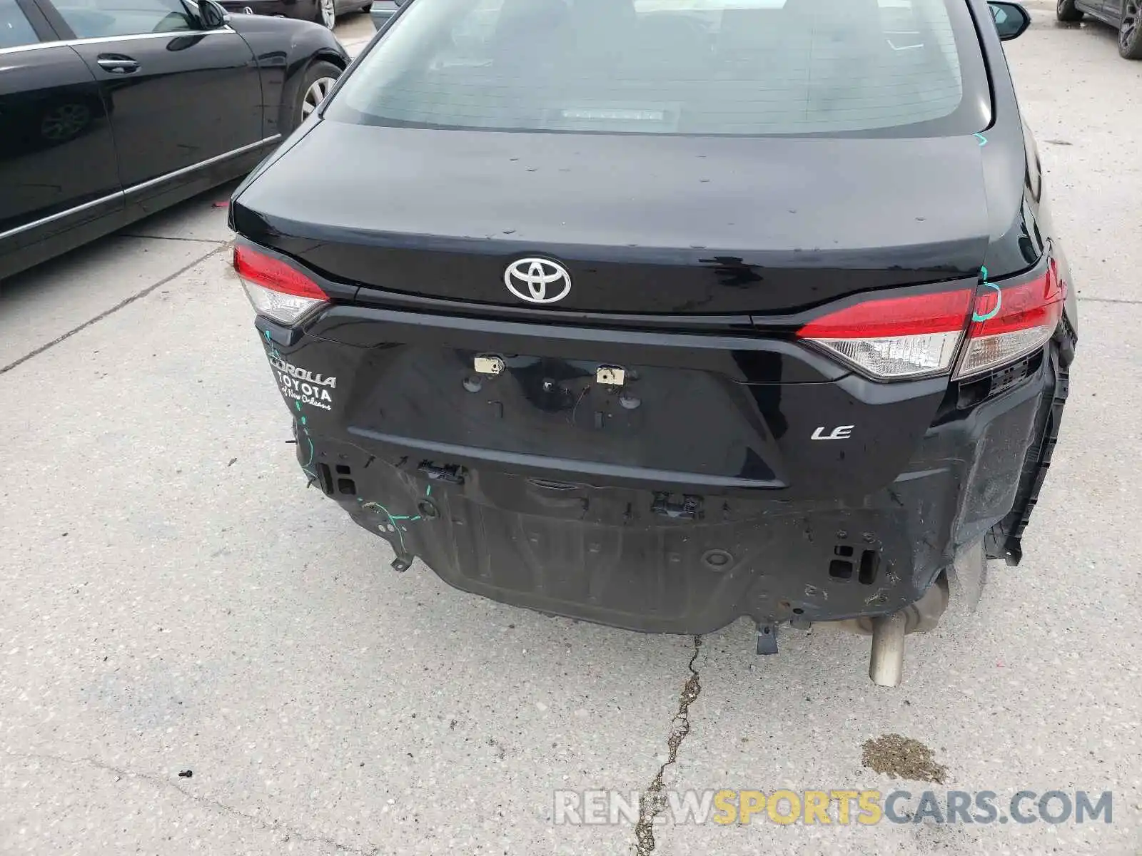 9 Photograph of a damaged car 5YFEPMAE8MP170234 TOYOTA COROLLA 2021