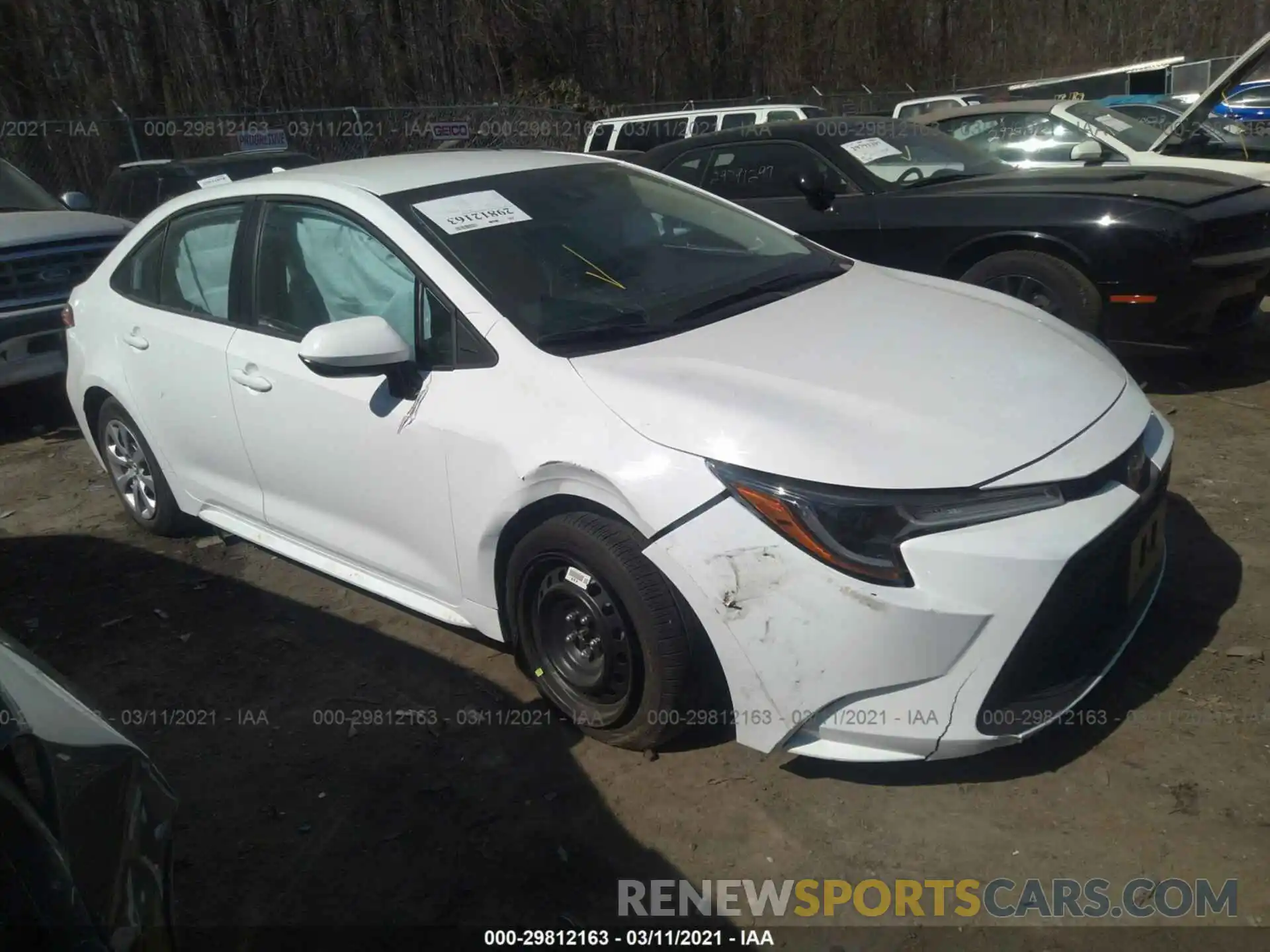 1 Photograph of a damaged car 5YFEPMAE8MP170668 TOYOTA COROLLA 2021