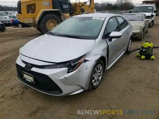 2 Photograph of a damaged car 5YFEPMAE8MP172016 TOYOTA COROLLA 2021