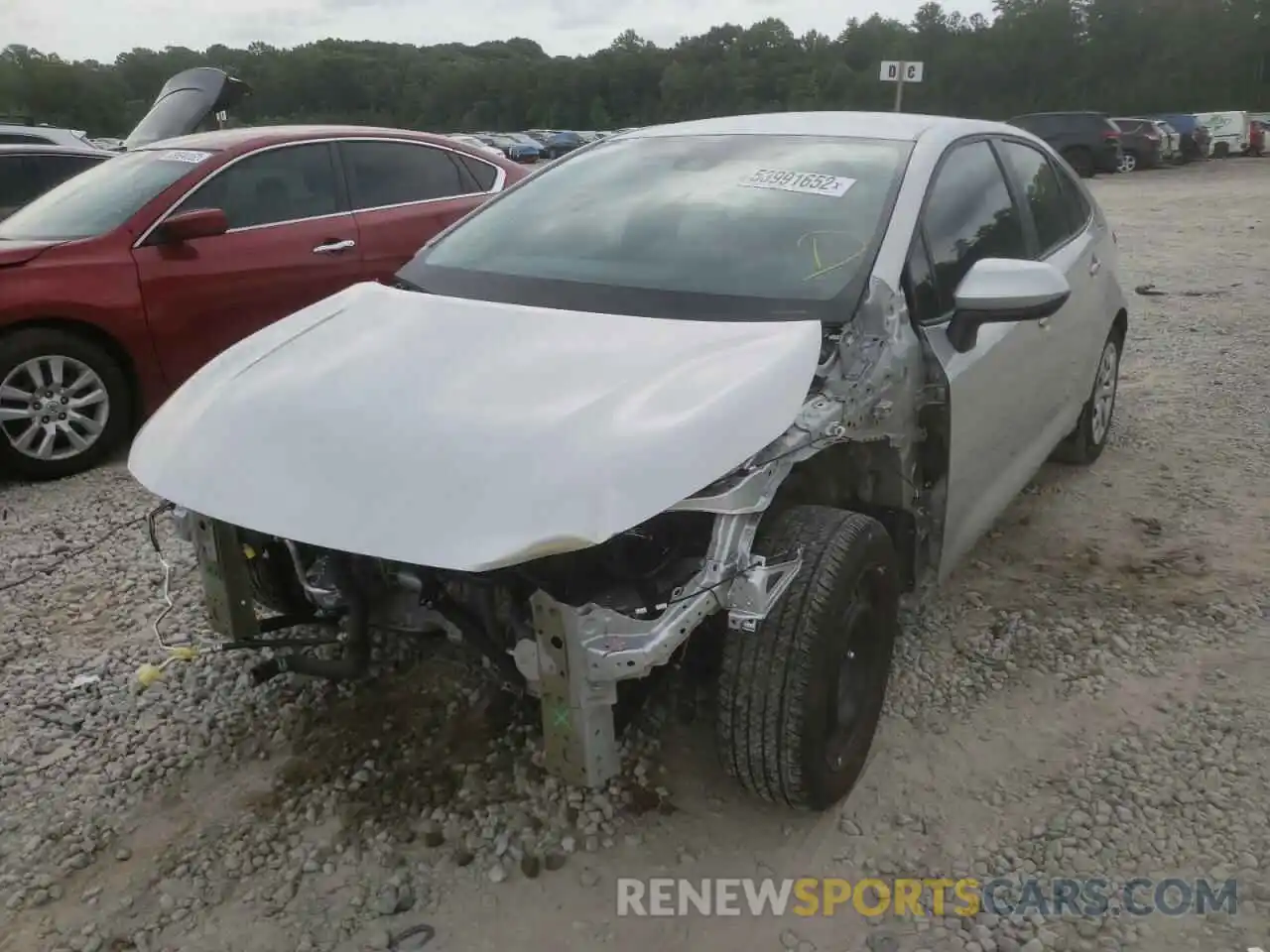 2 Photograph of a damaged car 5YFEPMAE8MP172257 TOYOTA COROLLA 2021