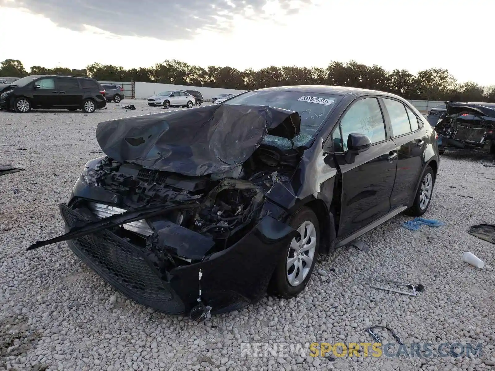 2 Photograph of a damaged car 5YFEPMAE8MP172310 TOYOTA COROLLA 2021