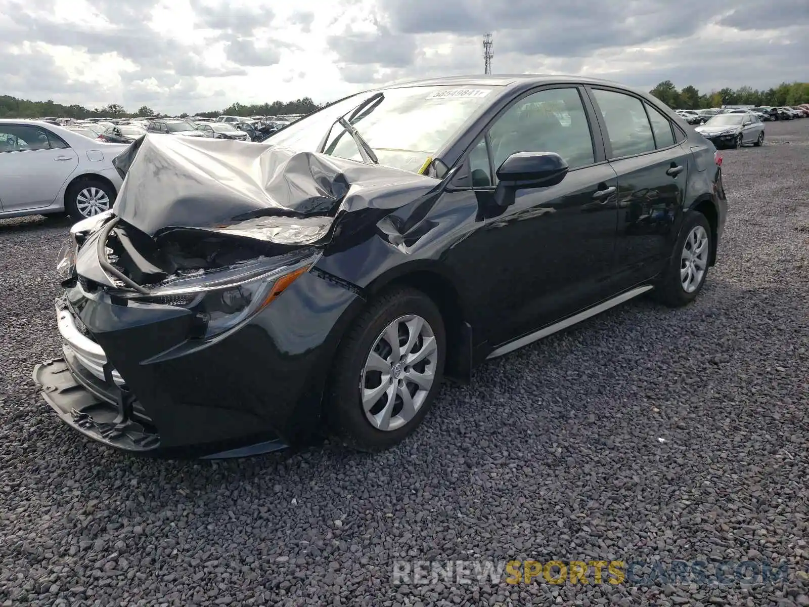 2 Photograph of a damaged car 5YFEPMAE8MP172534 TOYOTA COROLLA 2021