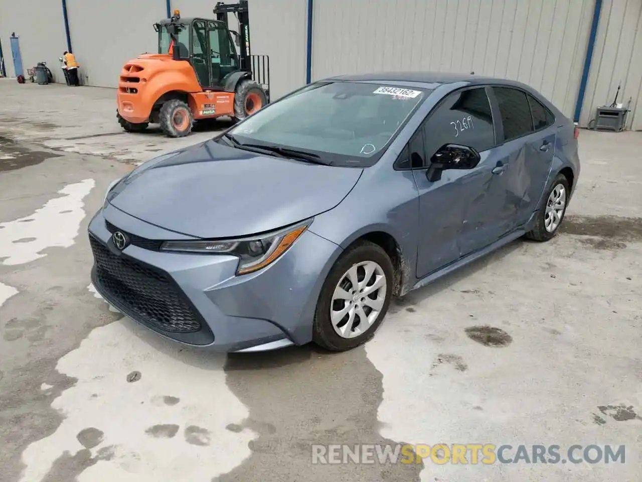 2 Photograph of a damaged car 5YFEPMAE8MP172727 TOYOTA COROLLA 2021