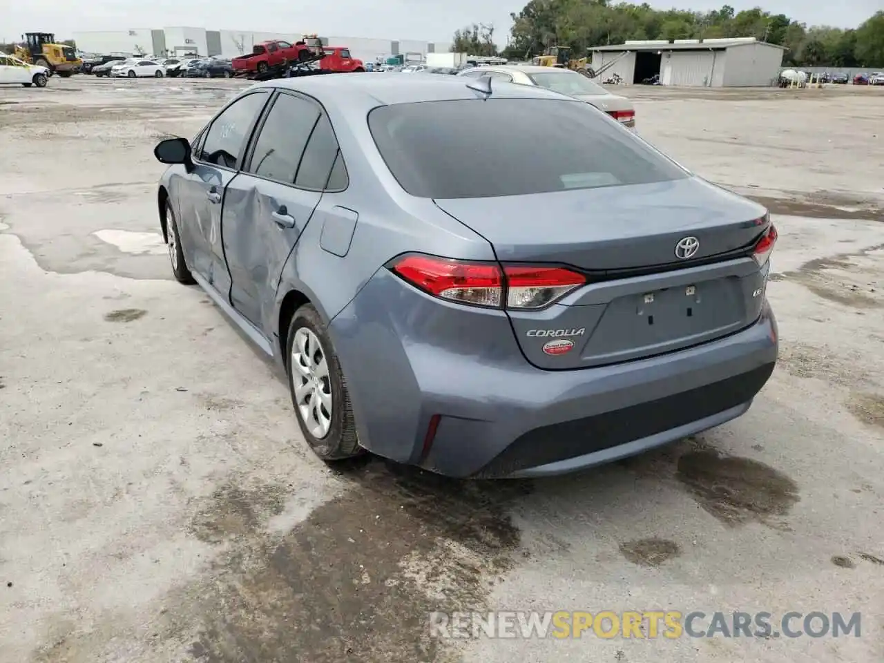 3 Photograph of a damaged car 5YFEPMAE8MP172727 TOYOTA COROLLA 2021