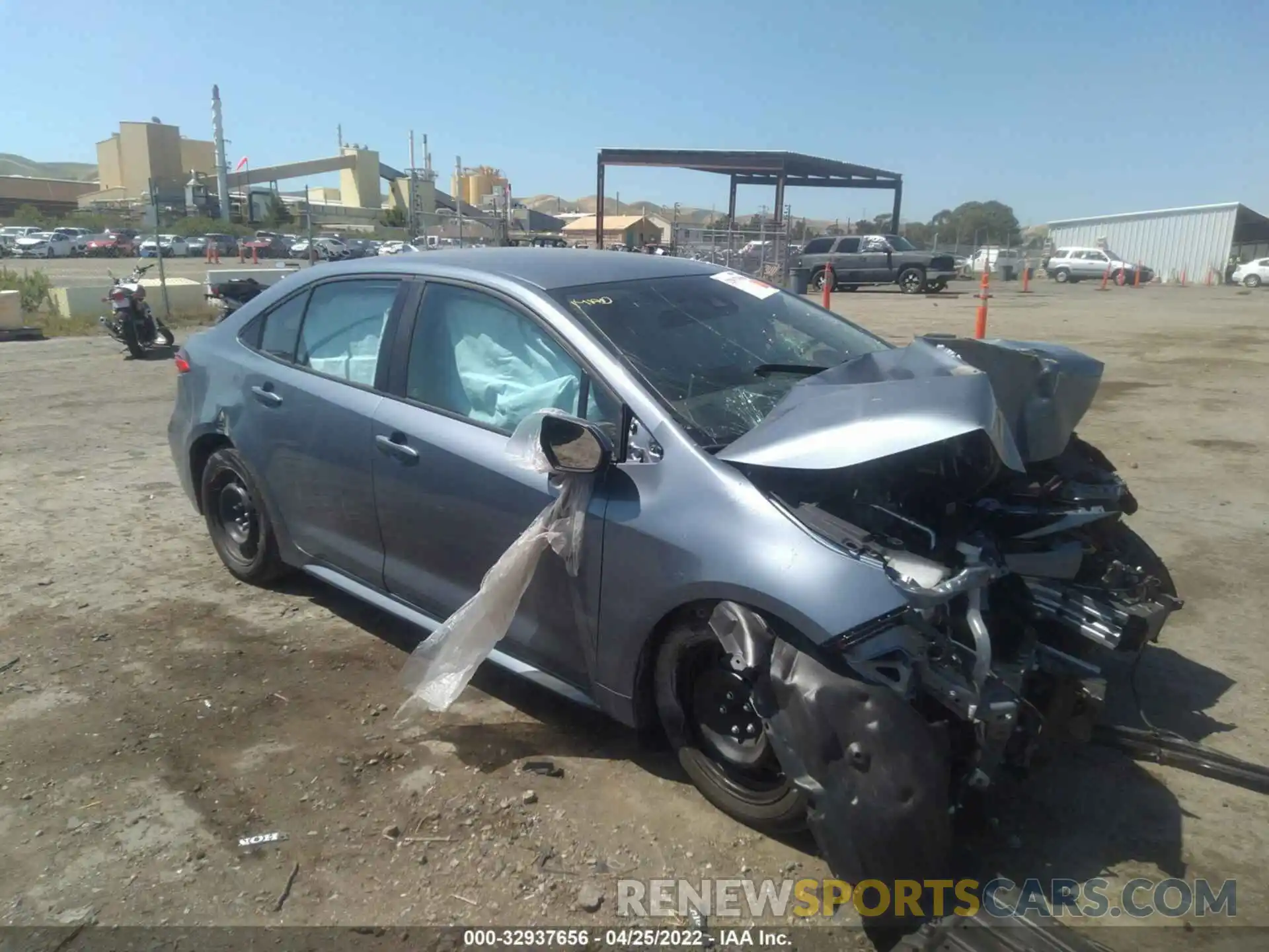 1 Photograph of a damaged car 5YFEPMAE8MP172856 TOYOTA COROLLA 2021