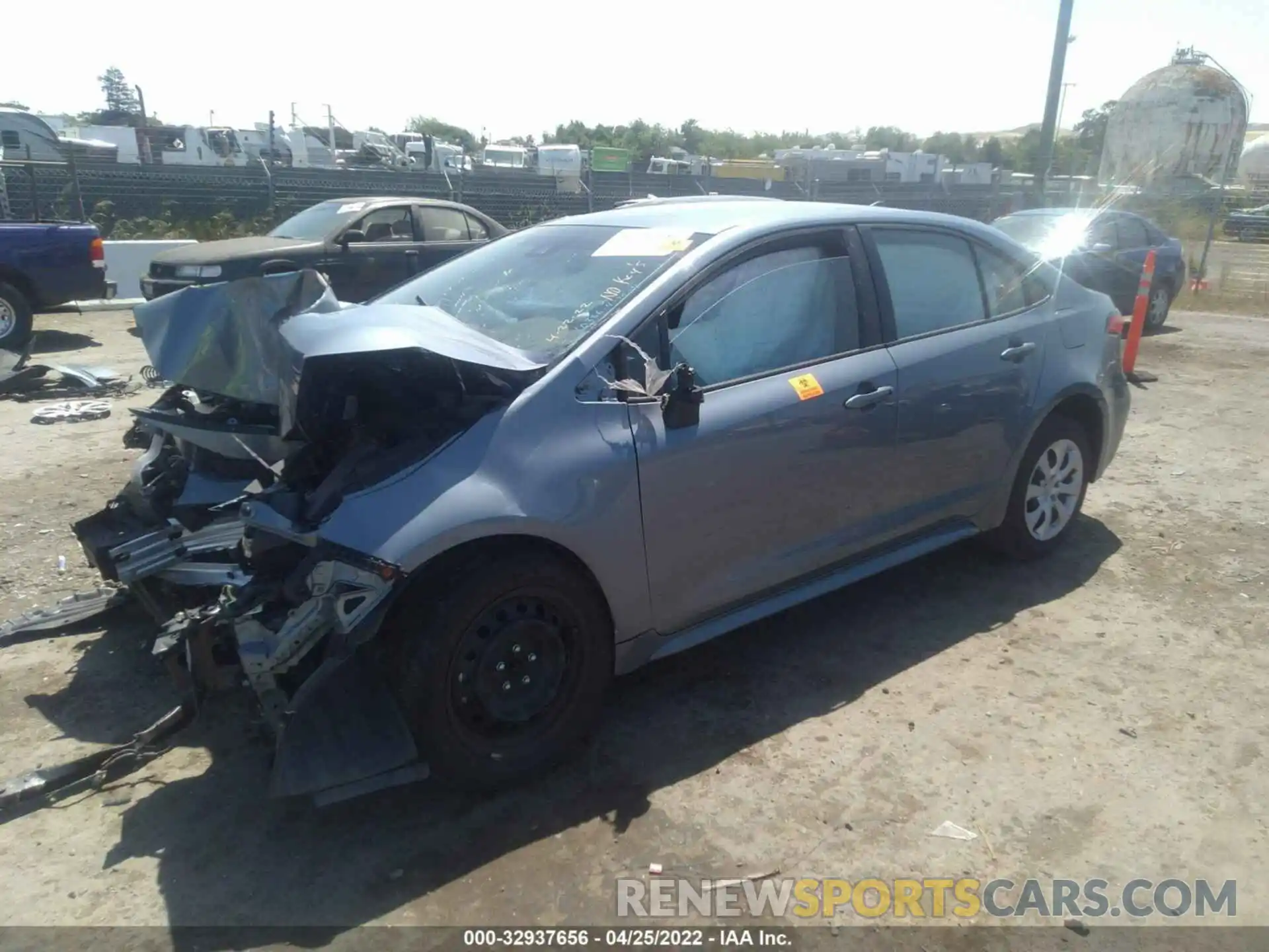 2 Photograph of a damaged car 5YFEPMAE8MP172856 TOYOTA COROLLA 2021