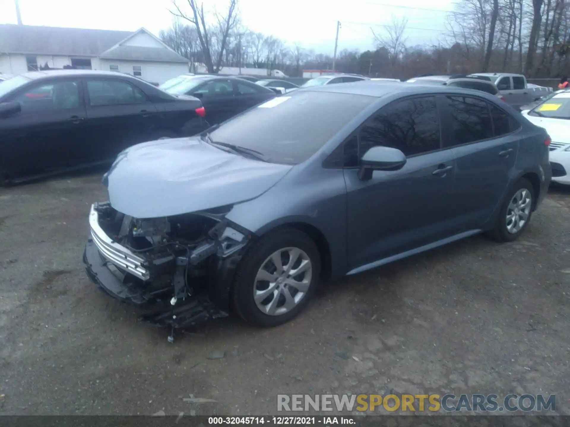 2 Photograph of a damaged car 5YFEPMAE8MP173103 TOYOTA COROLLA 2021