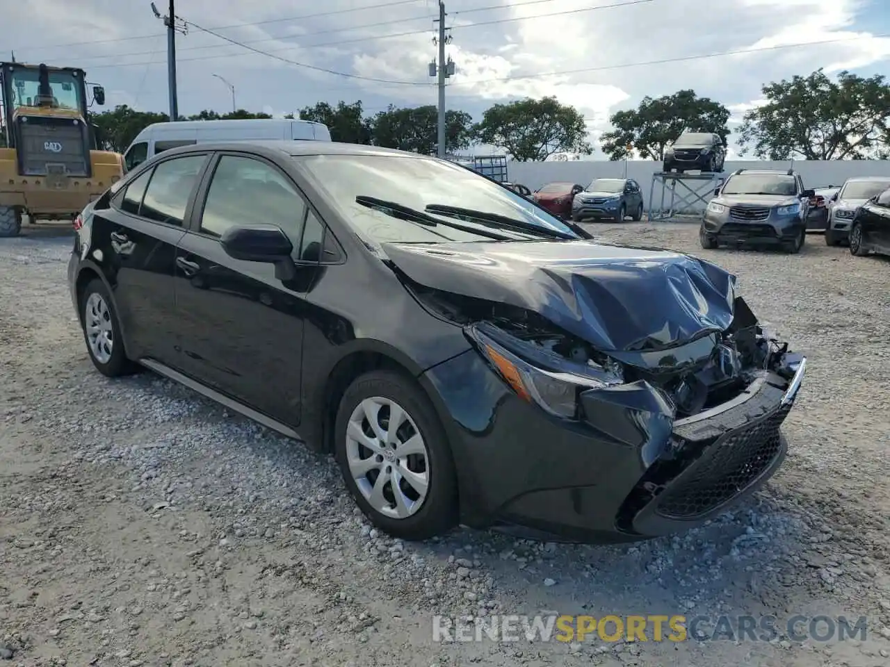 1 Photograph of a damaged car 5YFEPMAE8MP173246 TOYOTA COROLLA 2021