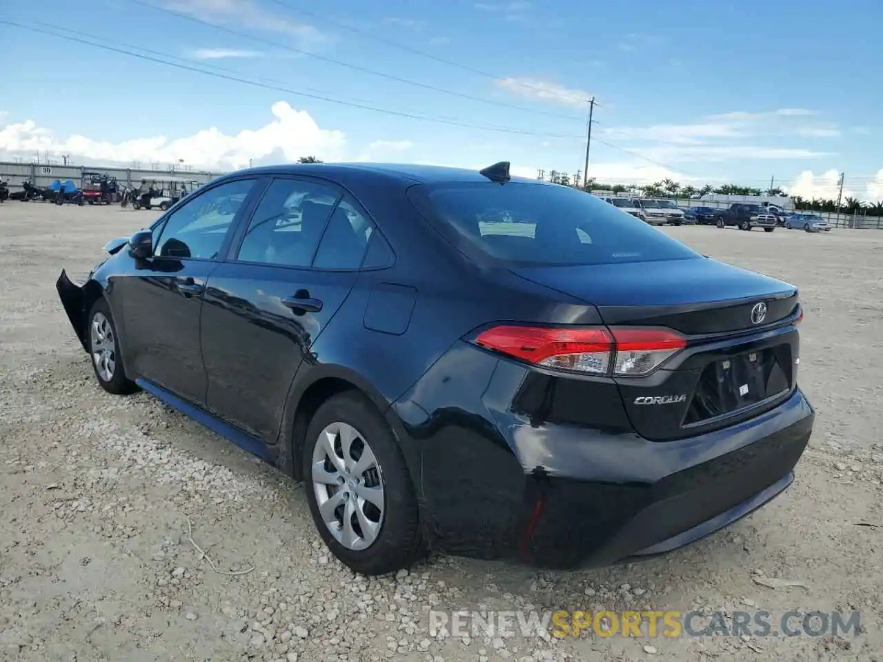 3 Photograph of a damaged car 5YFEPMAE8MP173246 TOYOTA COROLLA 2021