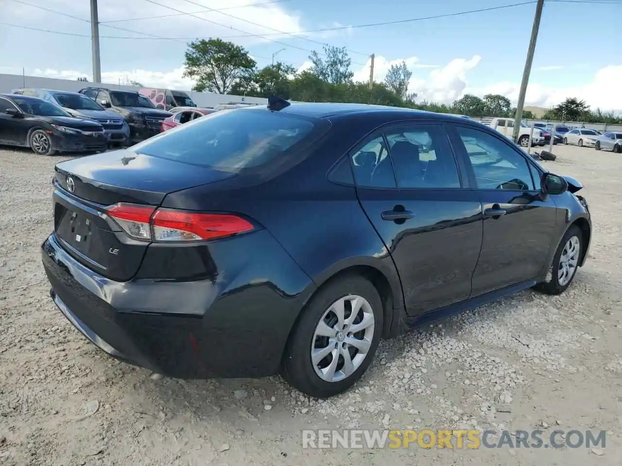 4 Photograph of a damaged car 5YFEPMAE8MP173246 TOYOTA COROLLA 2021