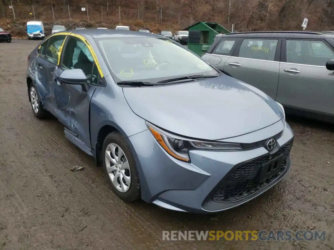 1 Photograph of a damaged car 5YFEPMAE8MP174350 TOYOTA COROLLA 2021